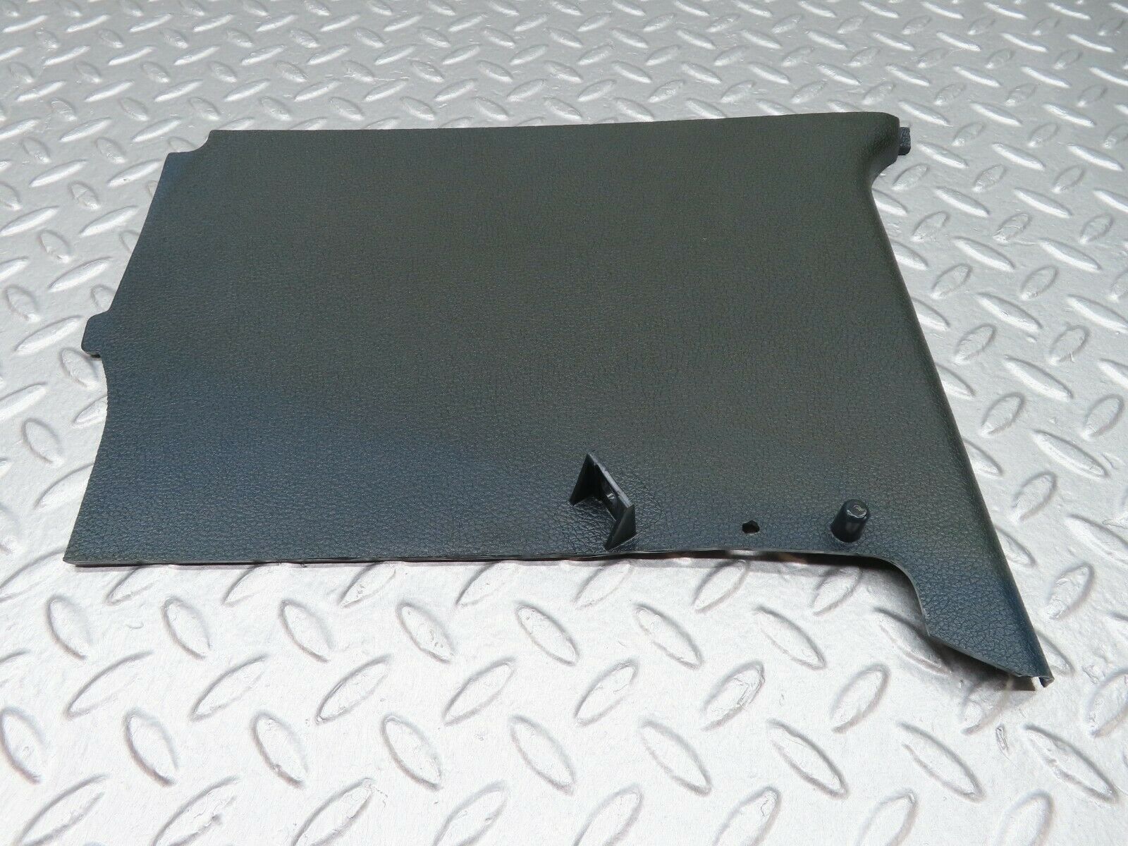 17903 Mercedes-Benz W123 200 Kick Panel Trim Left Side Blue 1236880306