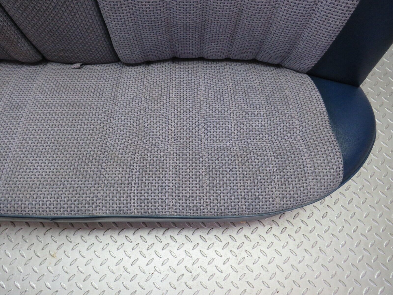 31148 Mercedes-Benz W123 200D Rear Seat Blue 1239200050 1239200016