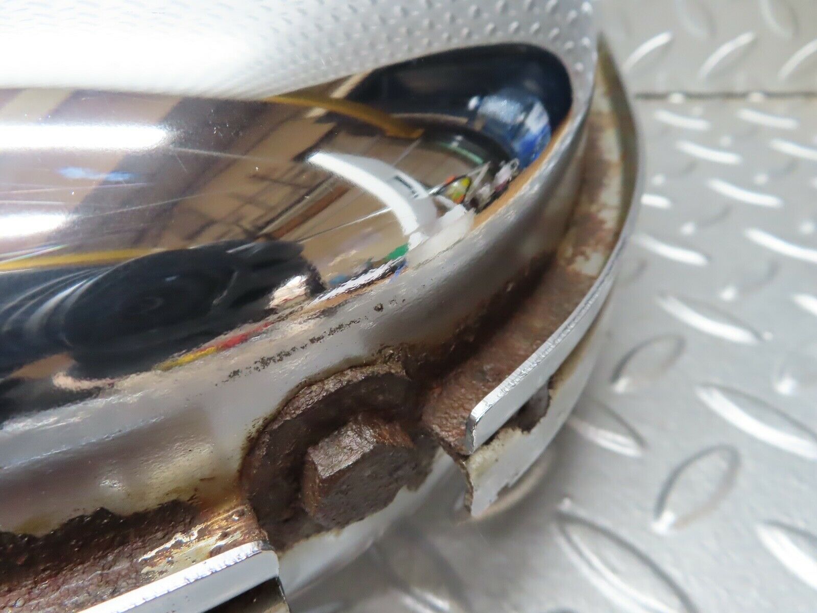 20474 Mercedes-Benz W114 280CE Coupe Front Chrome Bumper 1158802270