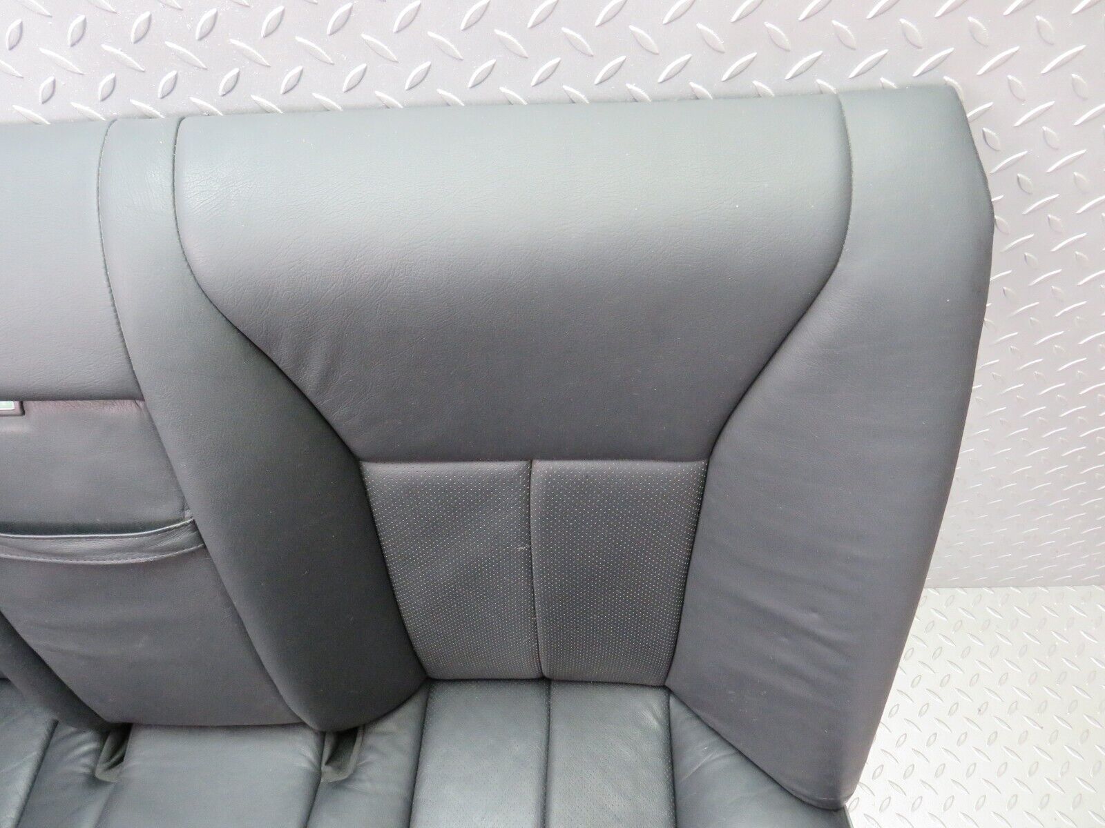 34724 Mercedes-Benz W210 320E Rear Seat Black Leather 2109200250 2109201716