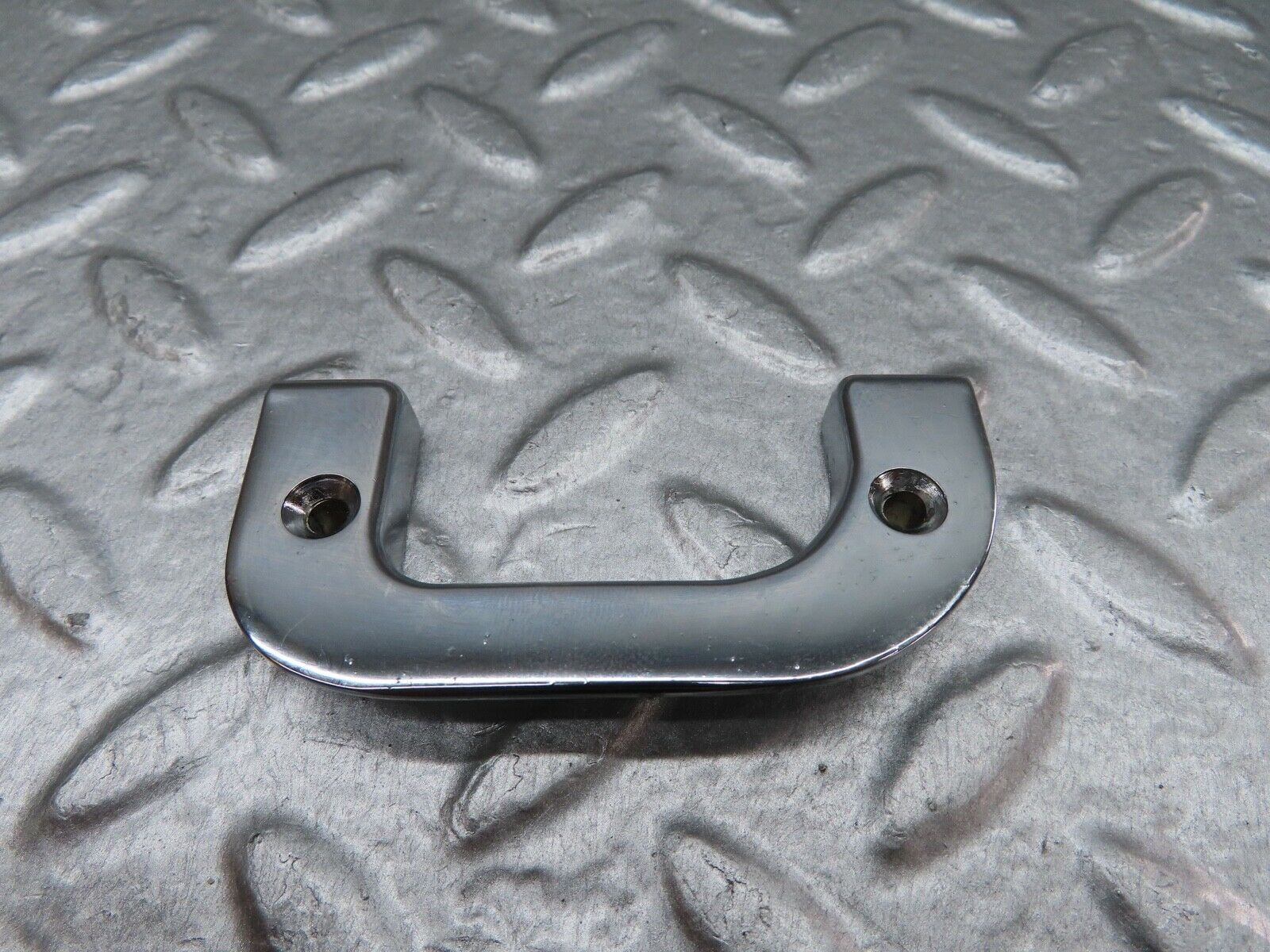 17951 Mercedes-Benz W123 200 Left Interior Chrome Door Latch Trim 1237230124