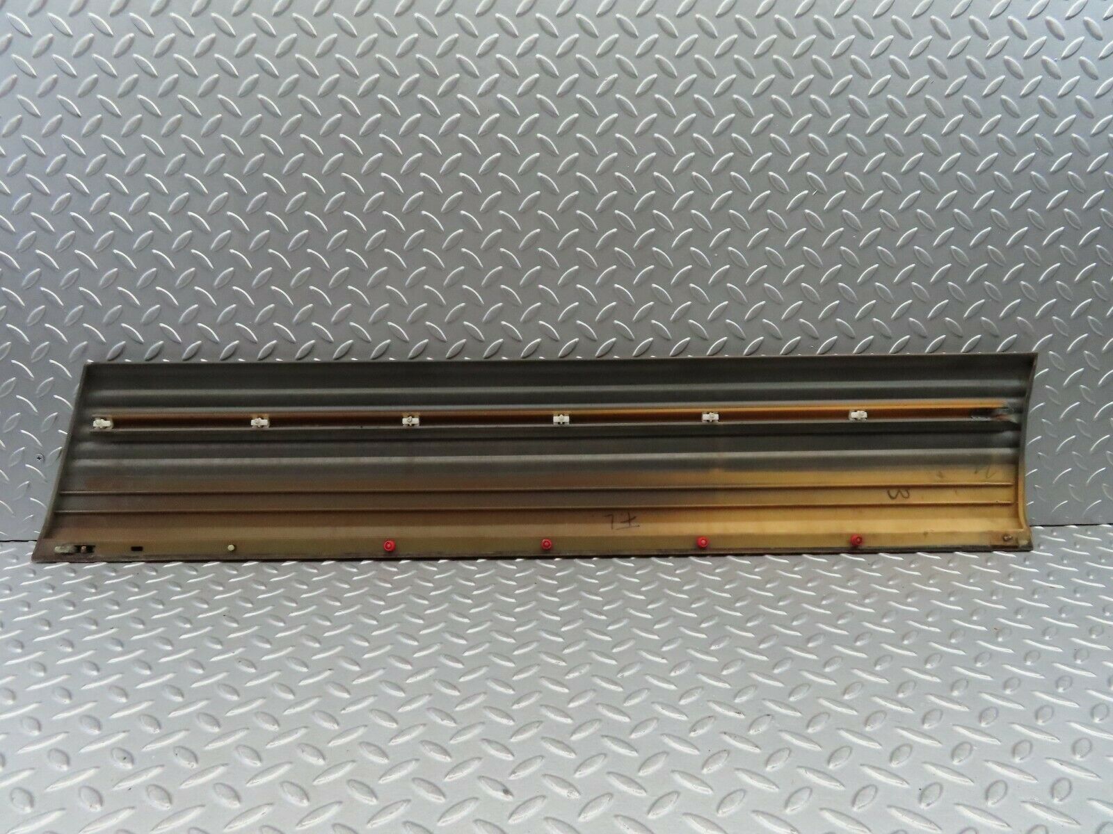 6196 Mercedes-Benz W126 380SE Front Left Door Lower Moulding Trim 1266902340