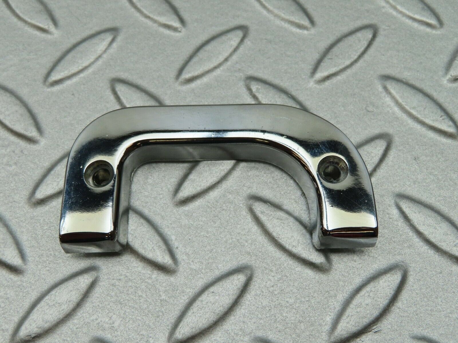 4528 Mercedes-Benz W123 230E Right Interior Chrome Door Latch Trim 1237230224