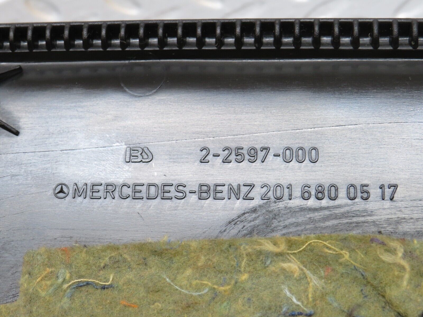 33575 Mercedes-Benz W201 190E 2.0L Under Dash Panel Left Side Black 2016800517