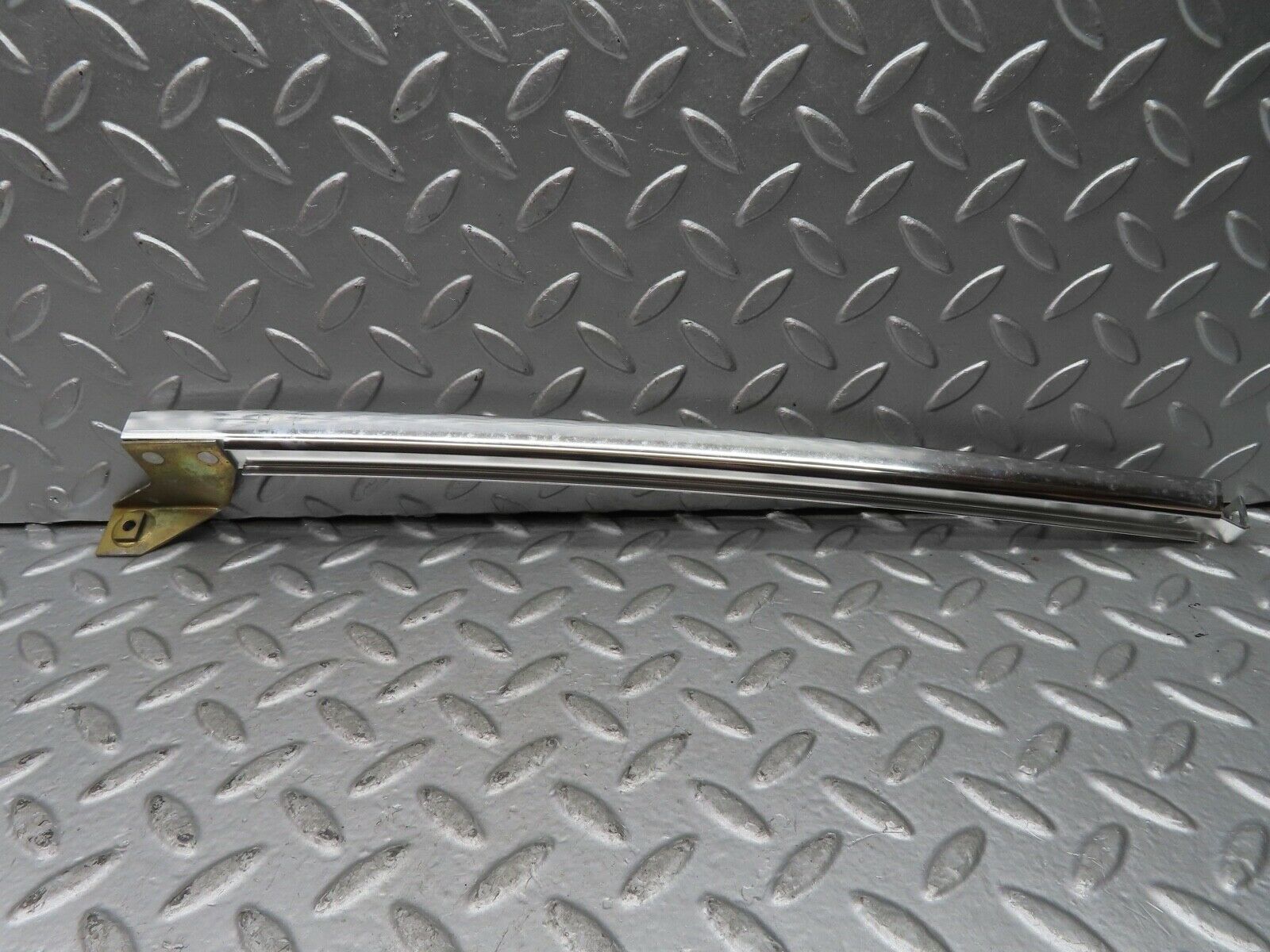 21068 Mercedes-Benz W123 230E Rear Left Door Chrome Window Channel