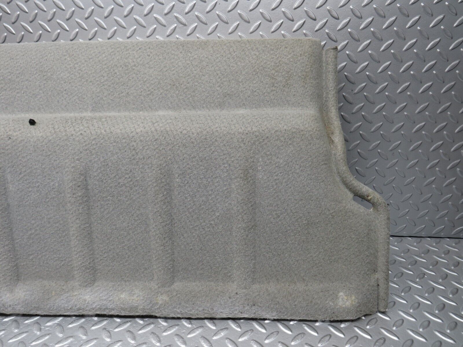 39368 Mercedes-Benz R129 320SL Coupe Fuel Tank Cover Plate Carpet Grey 1296903141