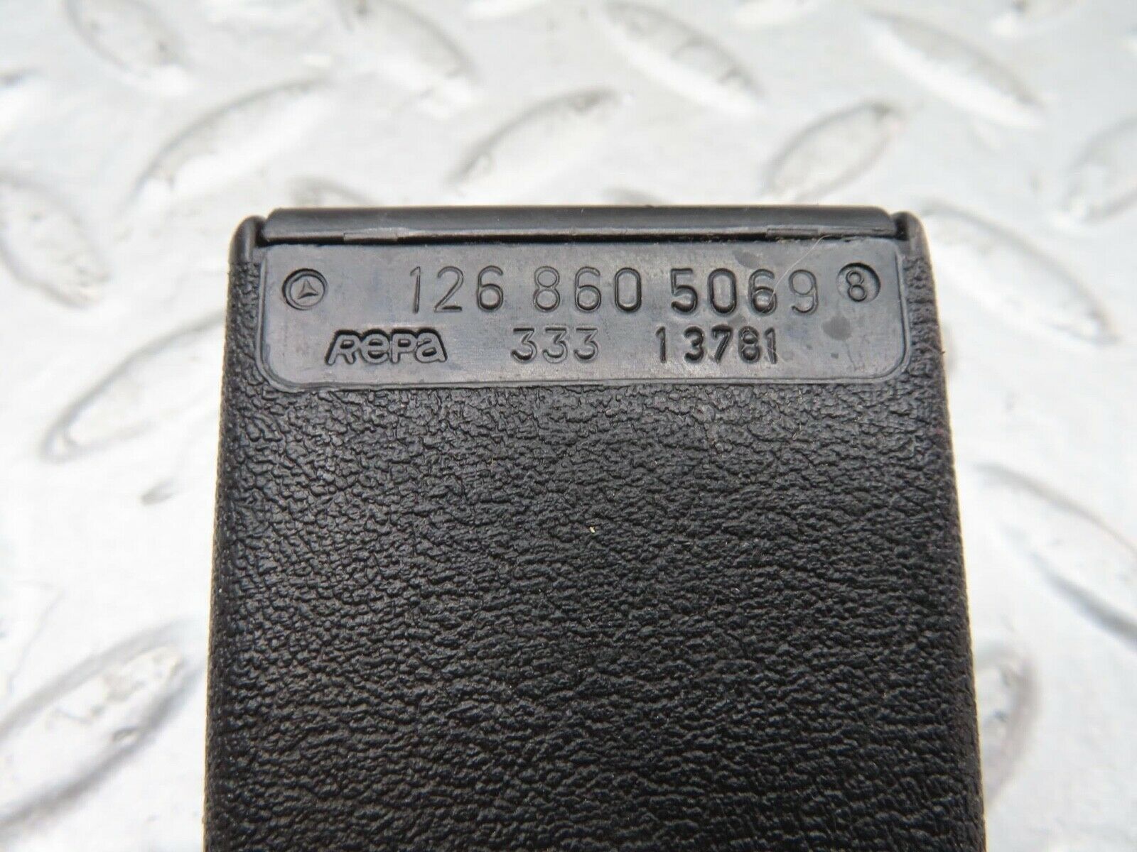 7011 Mercedes-Benz W123 230E Front Left Seat Belt With Buckle 1238602586