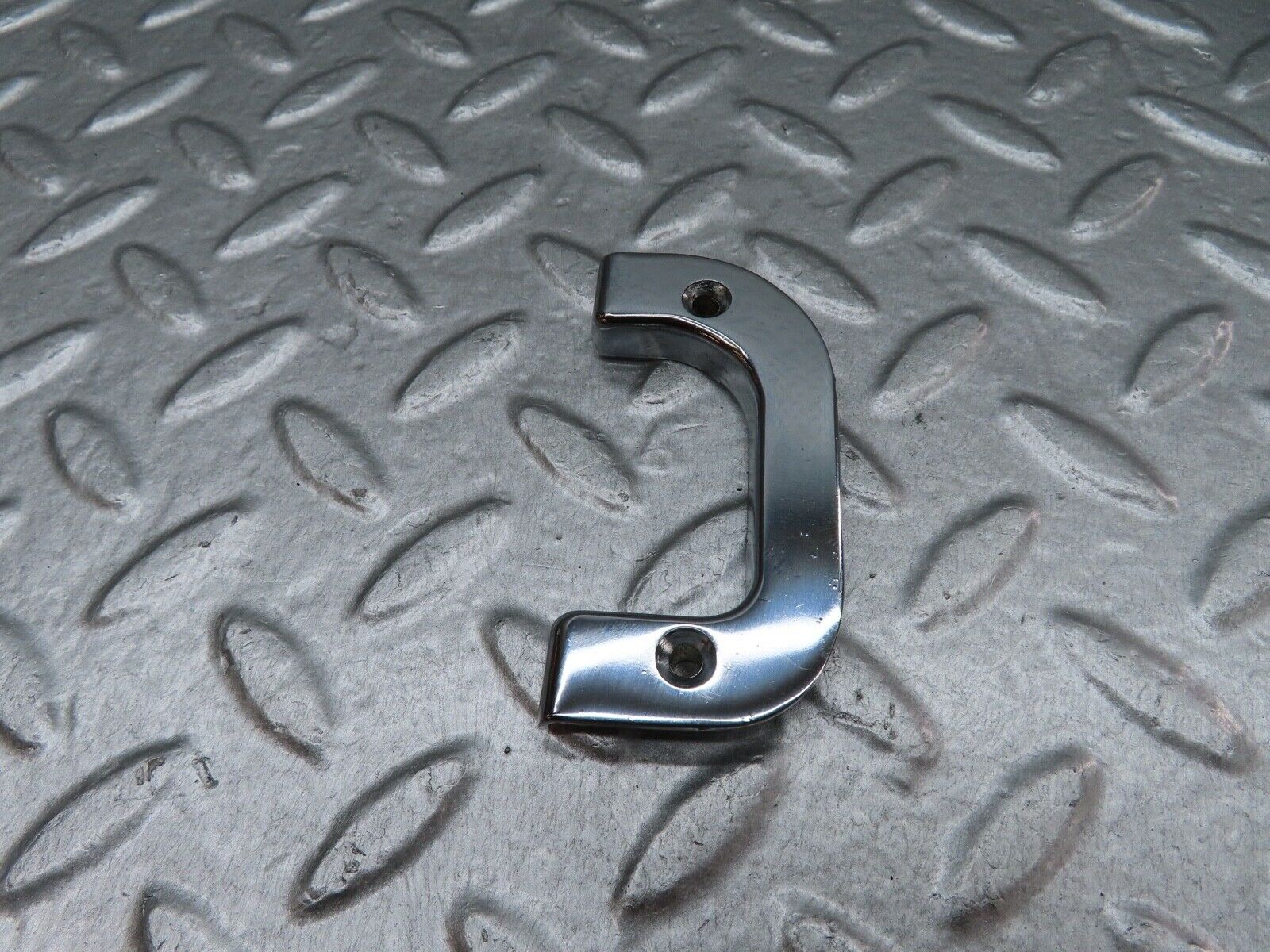 17951 Mercedes-Benz W123 200 Left Interior Chrome Door Latch Trim 1237230124