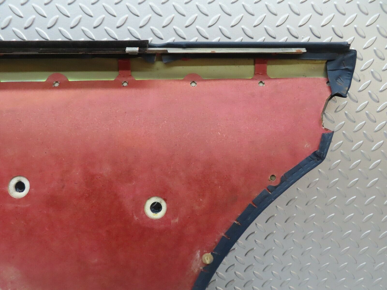 18023 Mercedes-Benz W123 200 Rear Left Door Card Blue