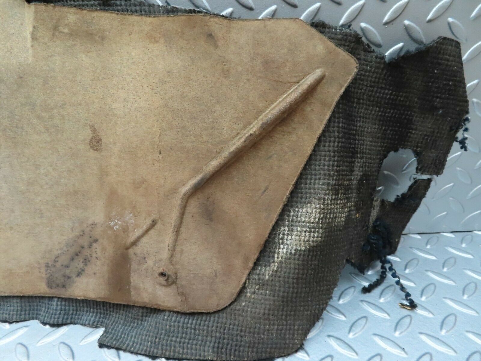 4569 Mercedes-Benz W123 230E Centre Console Carpet Black Left Side