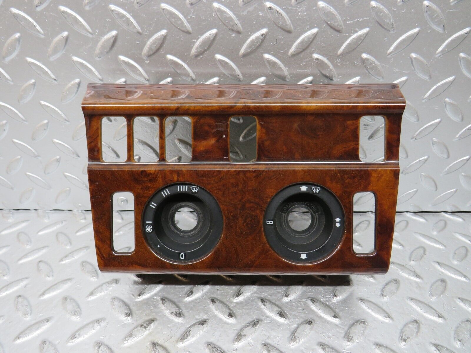 27593 Mercedes-Benz S124 300TE Wagon Heater Control Panel Wood Trim 1246830275