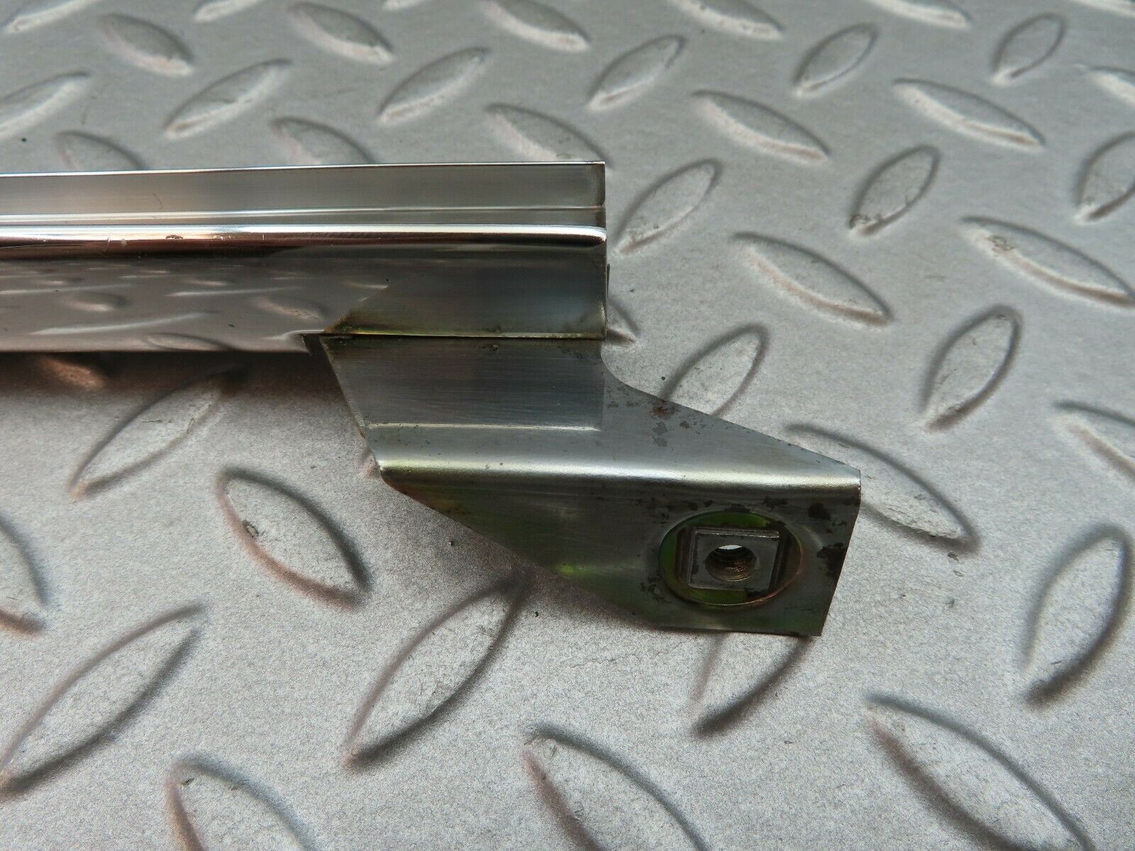 5791 Mercedes-Benz W123 200 Rear Left Chrome Window Channel