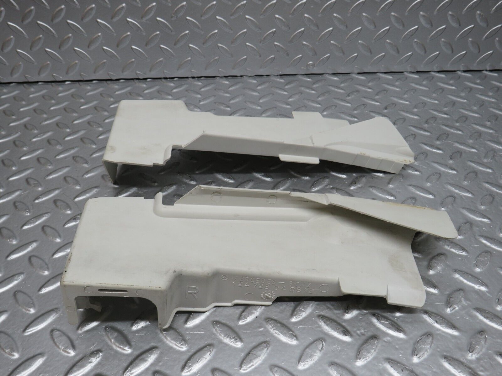 29321 Mercedes-Benz W124 230E Front Door Lock Cover Pair 1247230408 1247230308