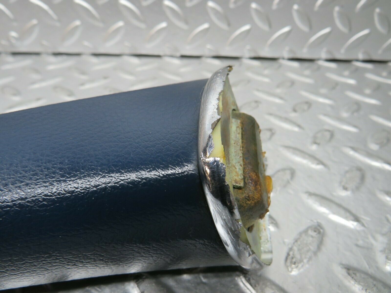 23194 Mercedes-Benz W116 350SE Front Left Door Interior Trim Blue