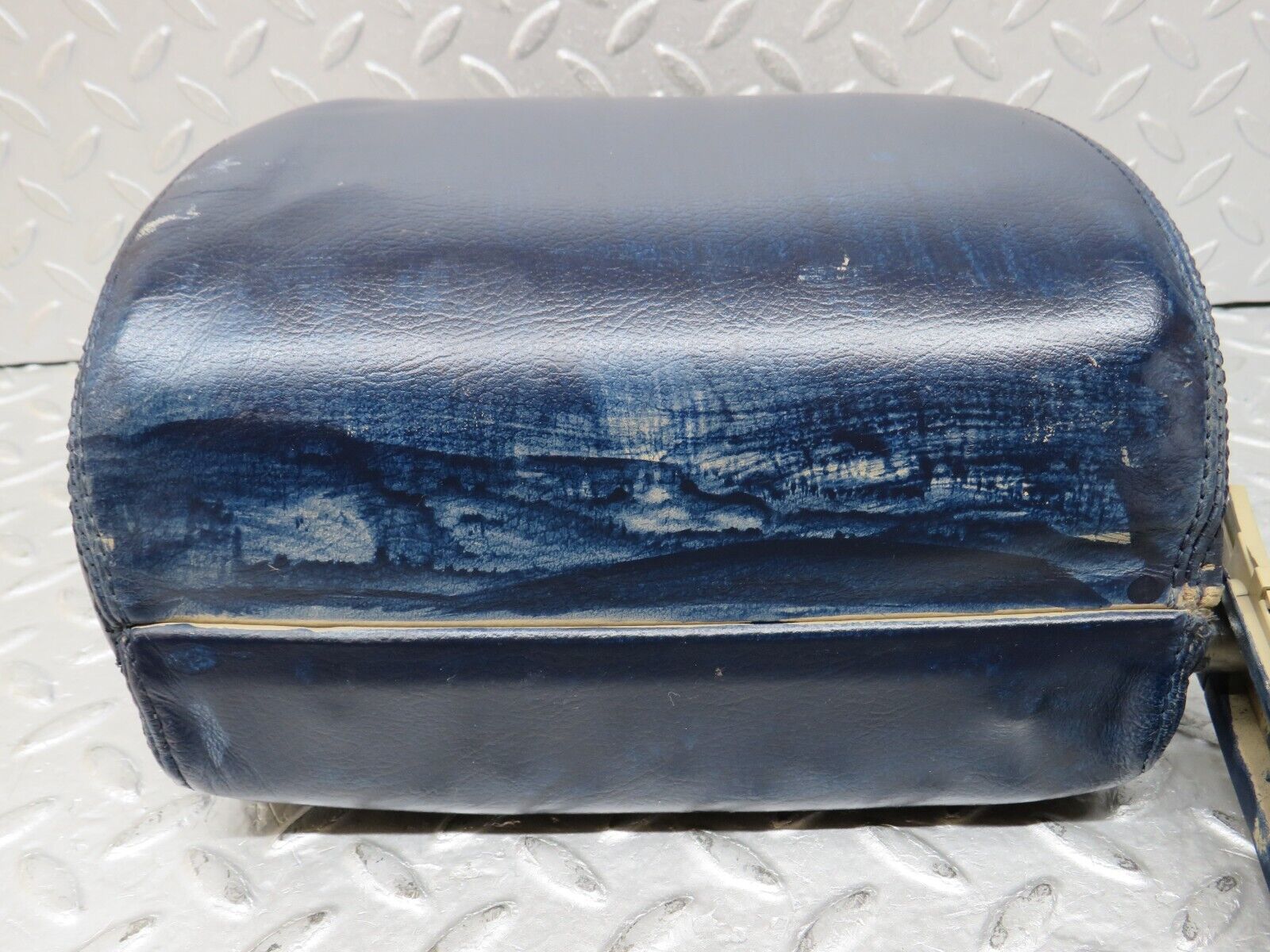 36837 Mercedes-Benz R129 300SL-24 Front Left Seat Headrest Blue Leather