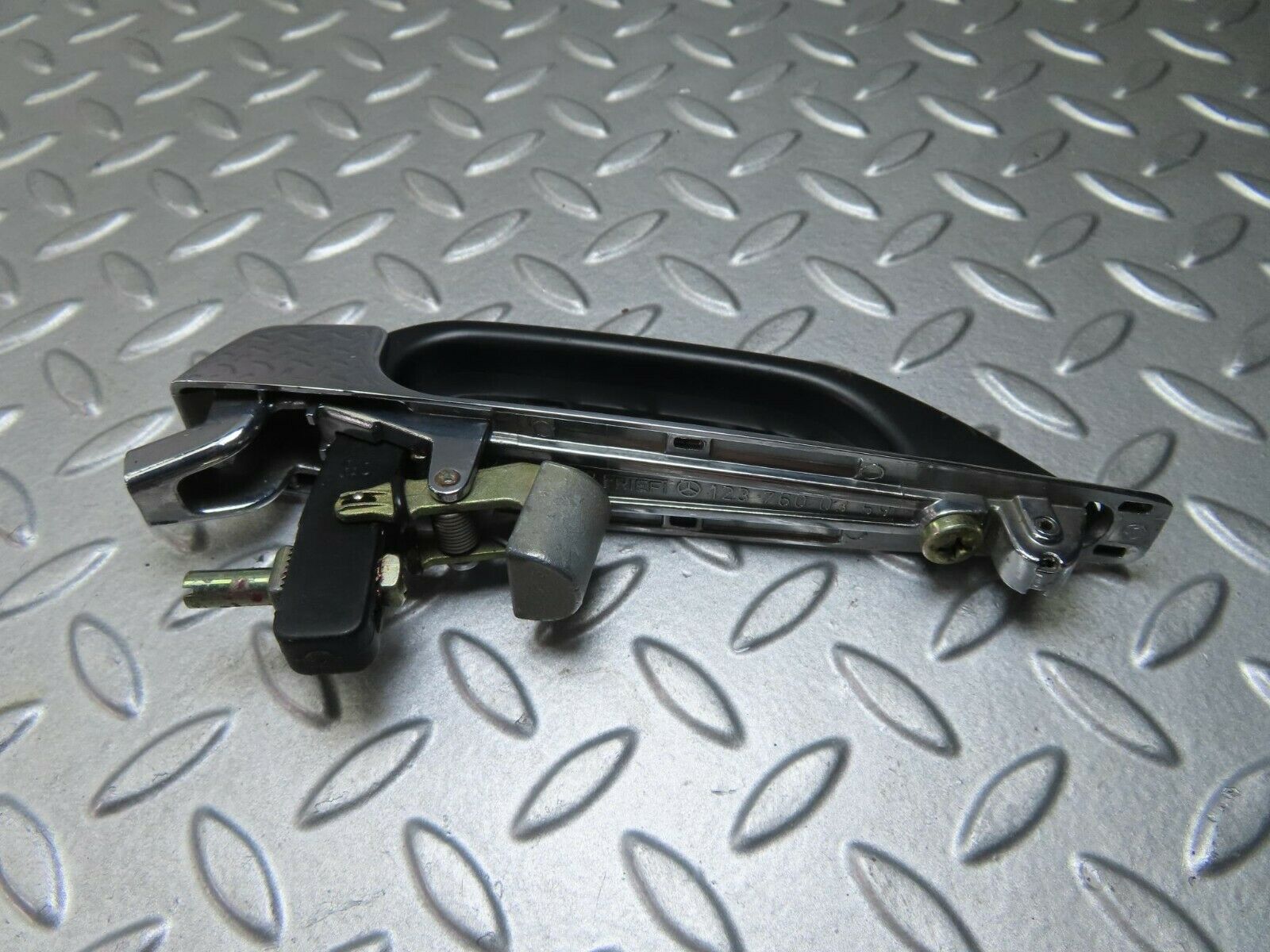 8758 Mercedes-Benz W123 Exterior Chrome Door Handle Rear Right 1237600359