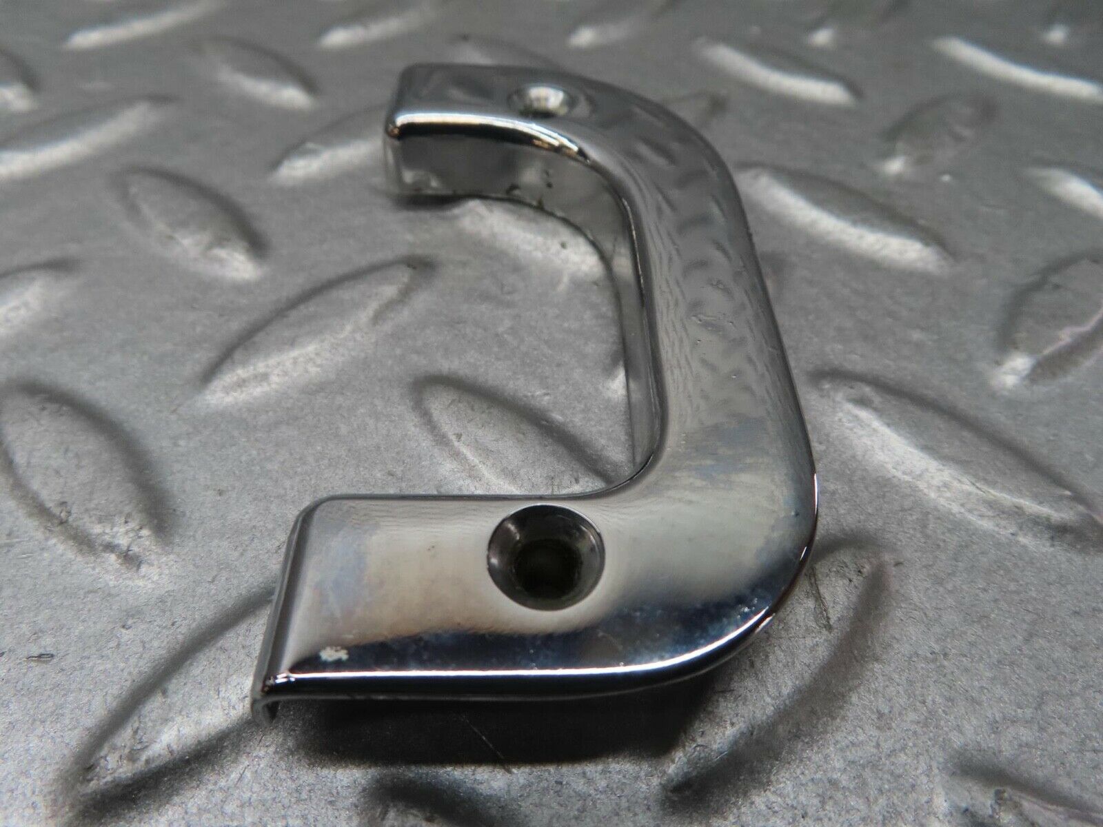 13555 Mercedes-Benz W123 200 Left Interior Chrome Door Latch Trim 1237230124