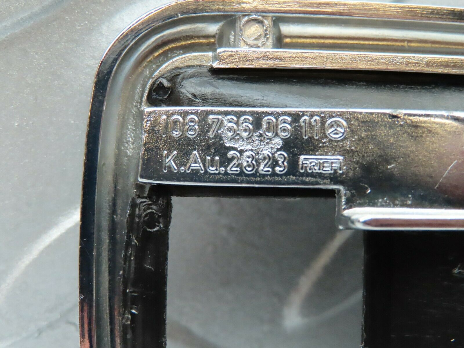 4523 Mercedes-Benz W123 230E Chrome Frame For Door Opener Right 1087660611