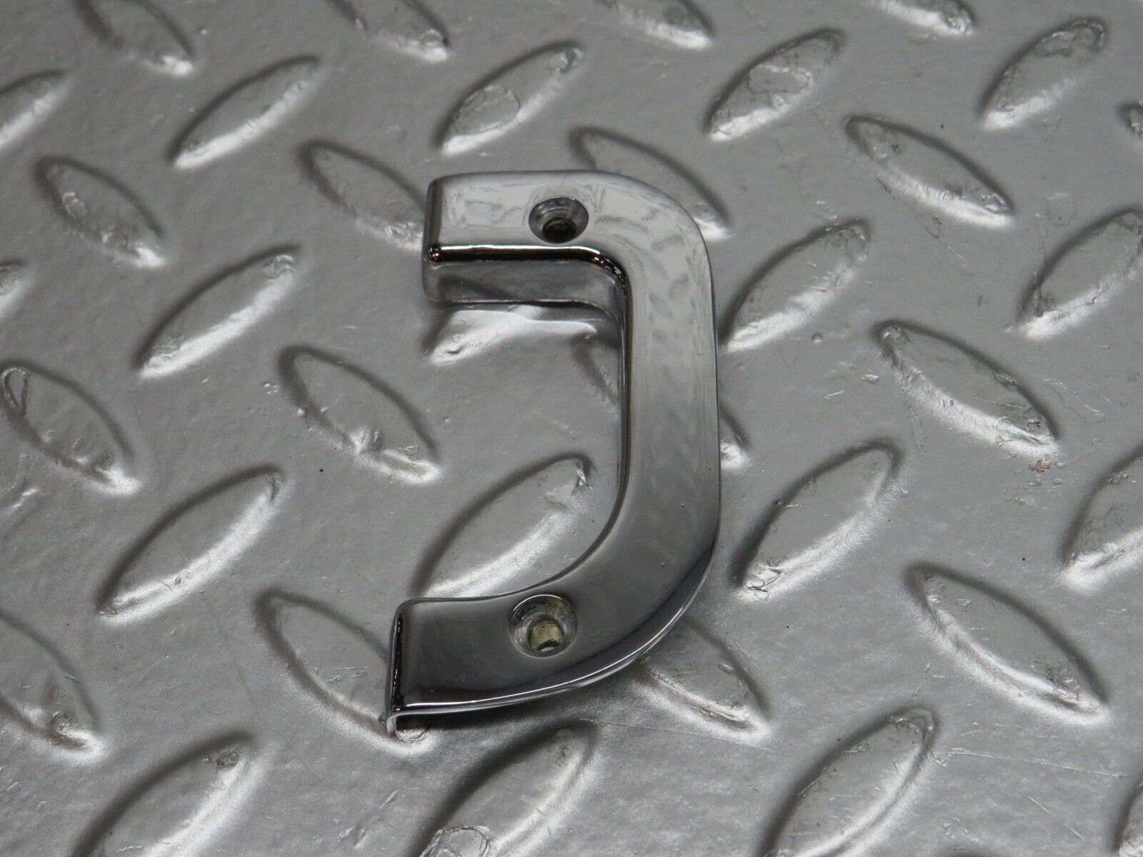 32180 Mercedes-Benz W123 230E Right Interior Chrome Door Latch Trim 1237230224