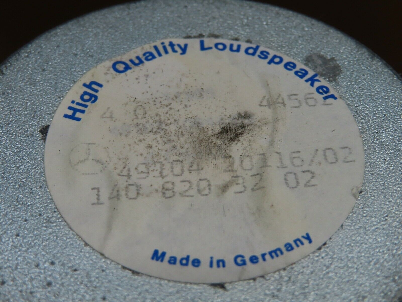 19353 Mercedes-Benz C140 CL420 Coupe Rear Speaker 1408203202