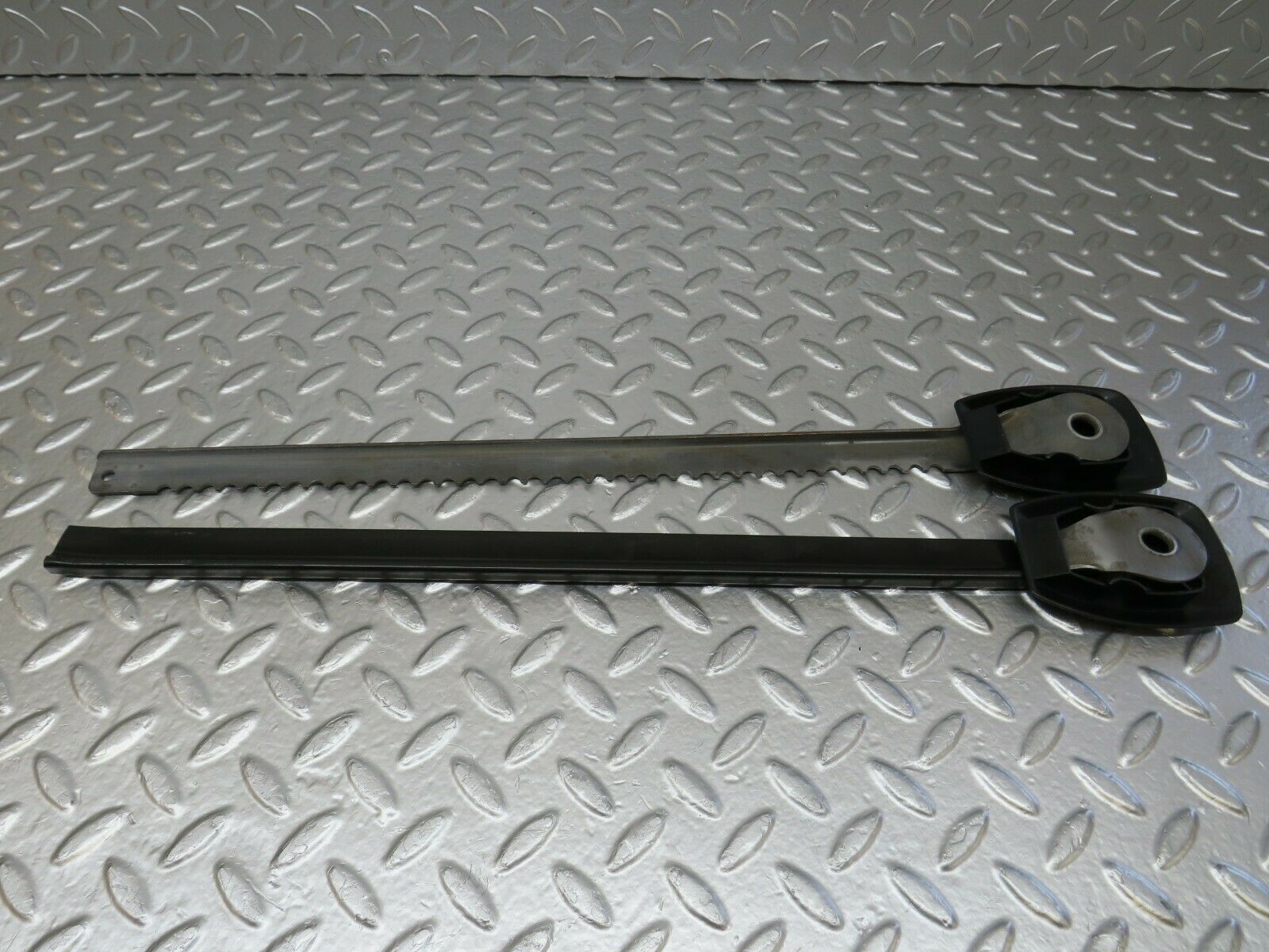 24391 Mercedes-Benz S124 220TE Seat Belt Runner With Cover Pair 1249193520