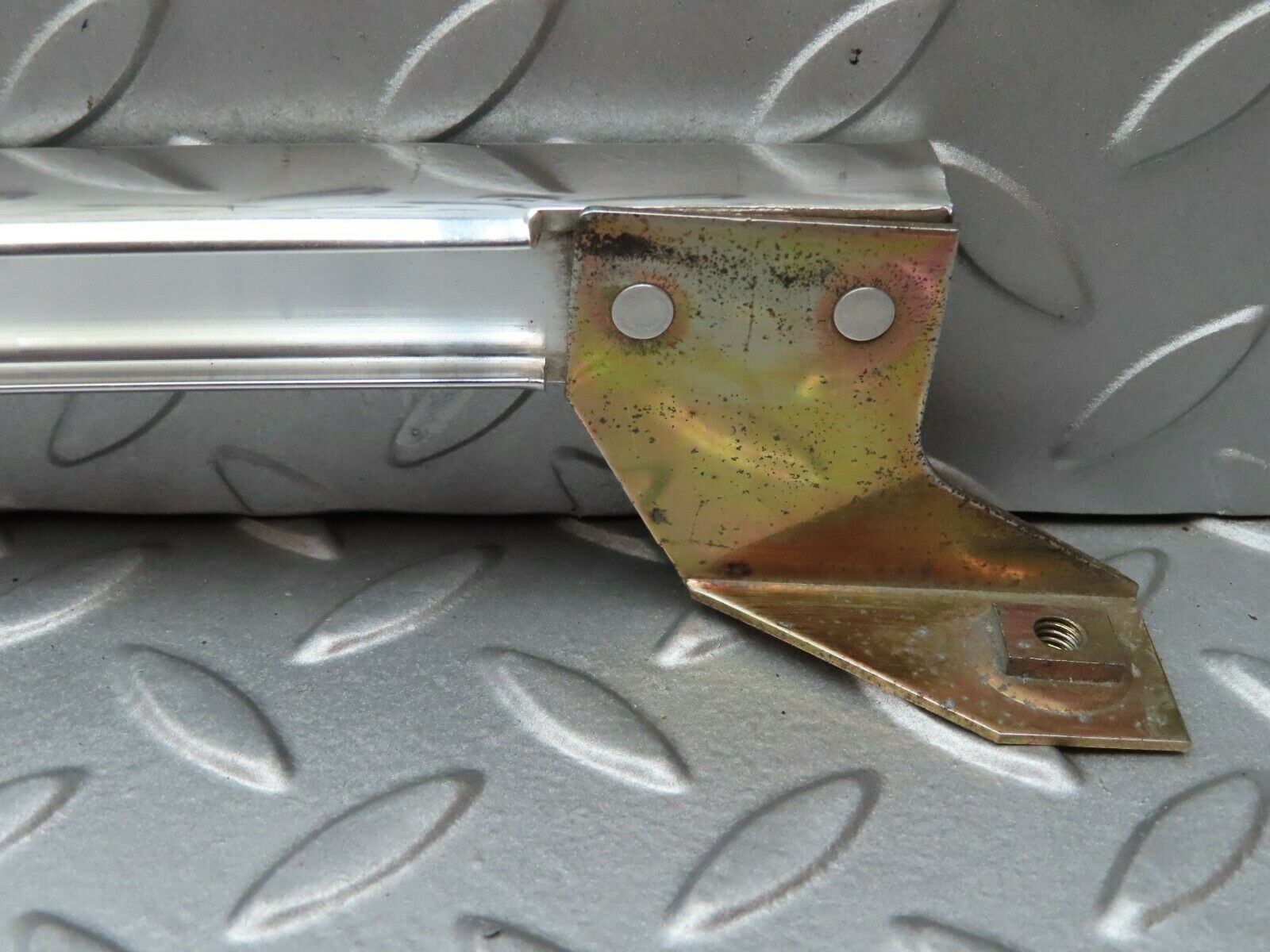 4297 Mercedes-Benz W123 230E Rear Right Chrome Window Channel