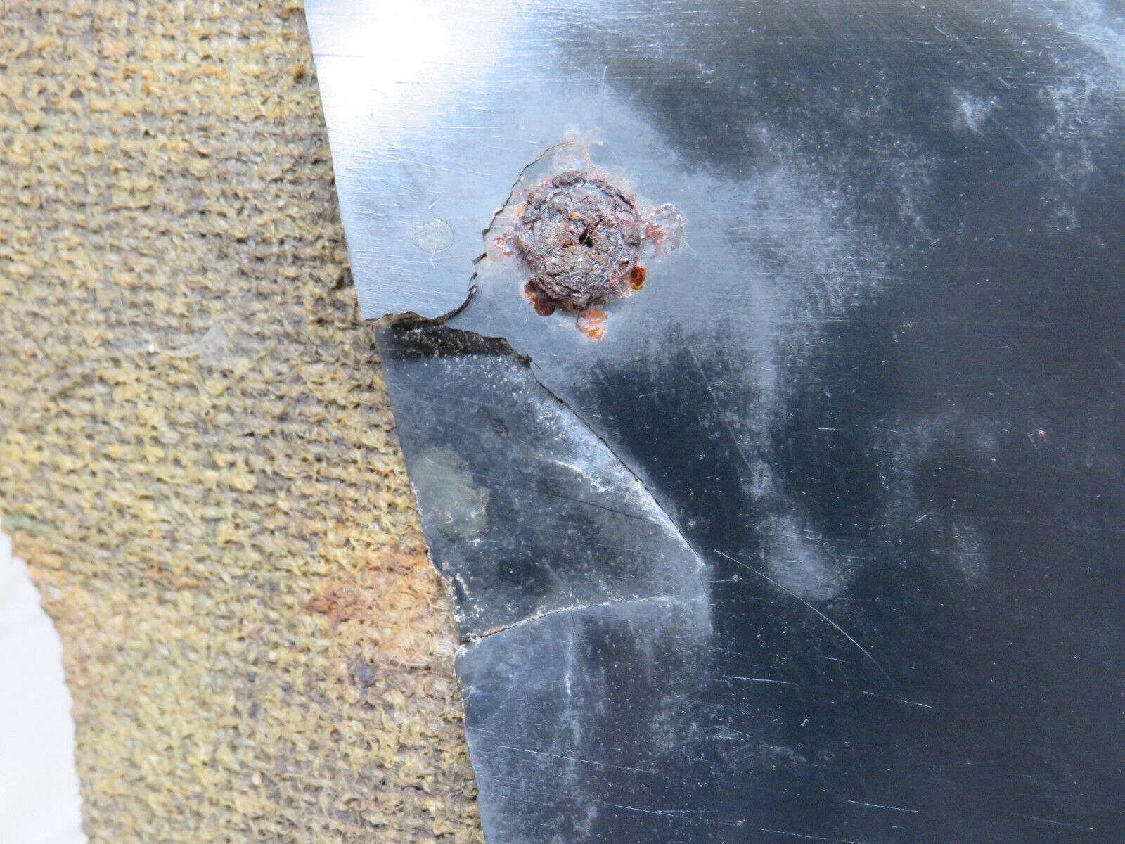 34383 Mercedes-Benz C126 380SEC Coupe Centre Console Carpet Right 1266831225