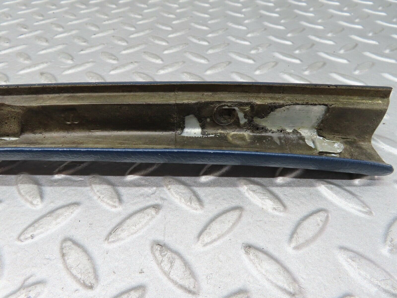 17522 Mercedes-Benz W116 450SEL Rear Left Door Interior Trim Blue