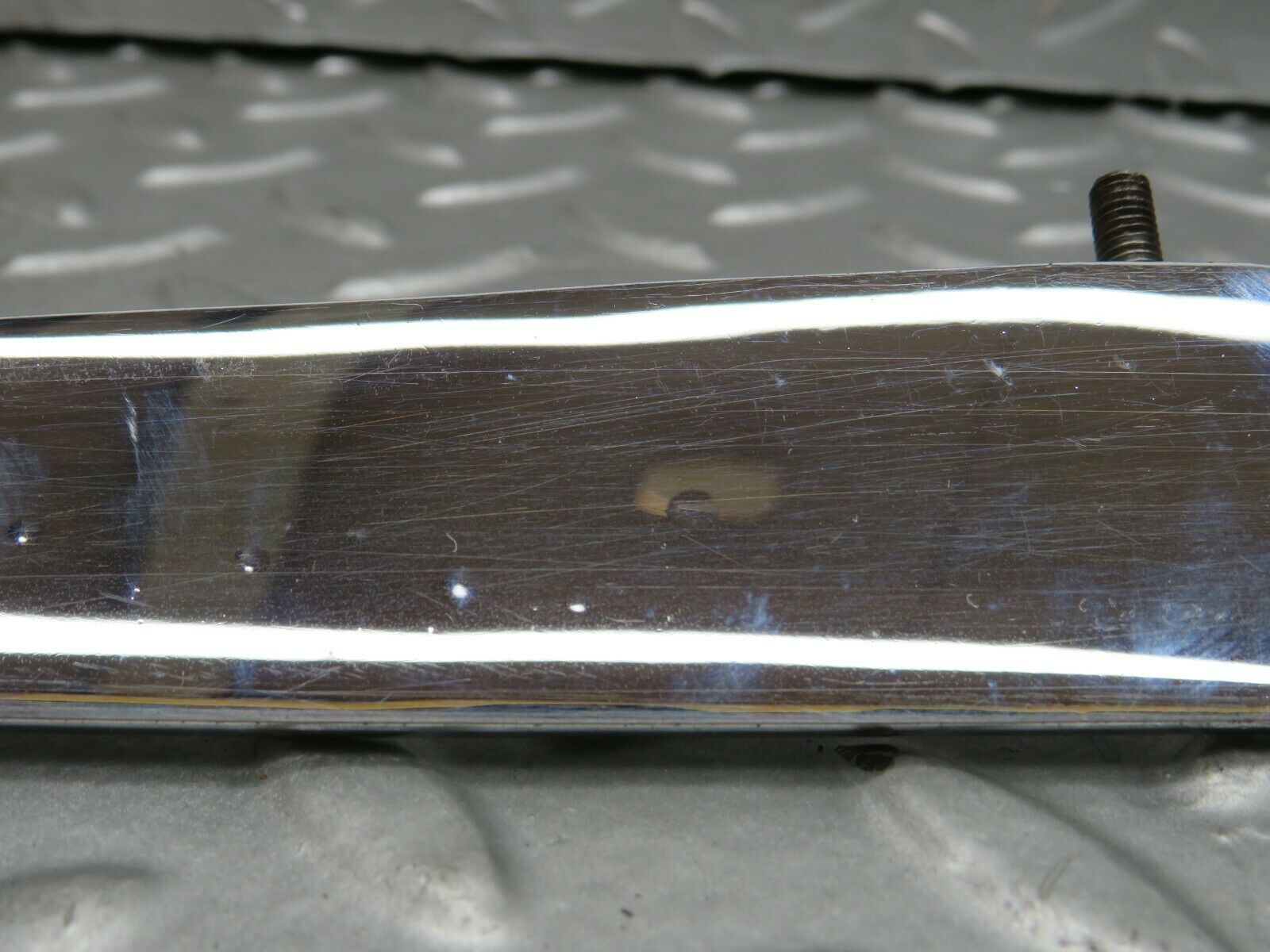 22735 Mercedes-Benz C107 450SLC Trunk Chrome Handle Pair 1076901380 1076901480