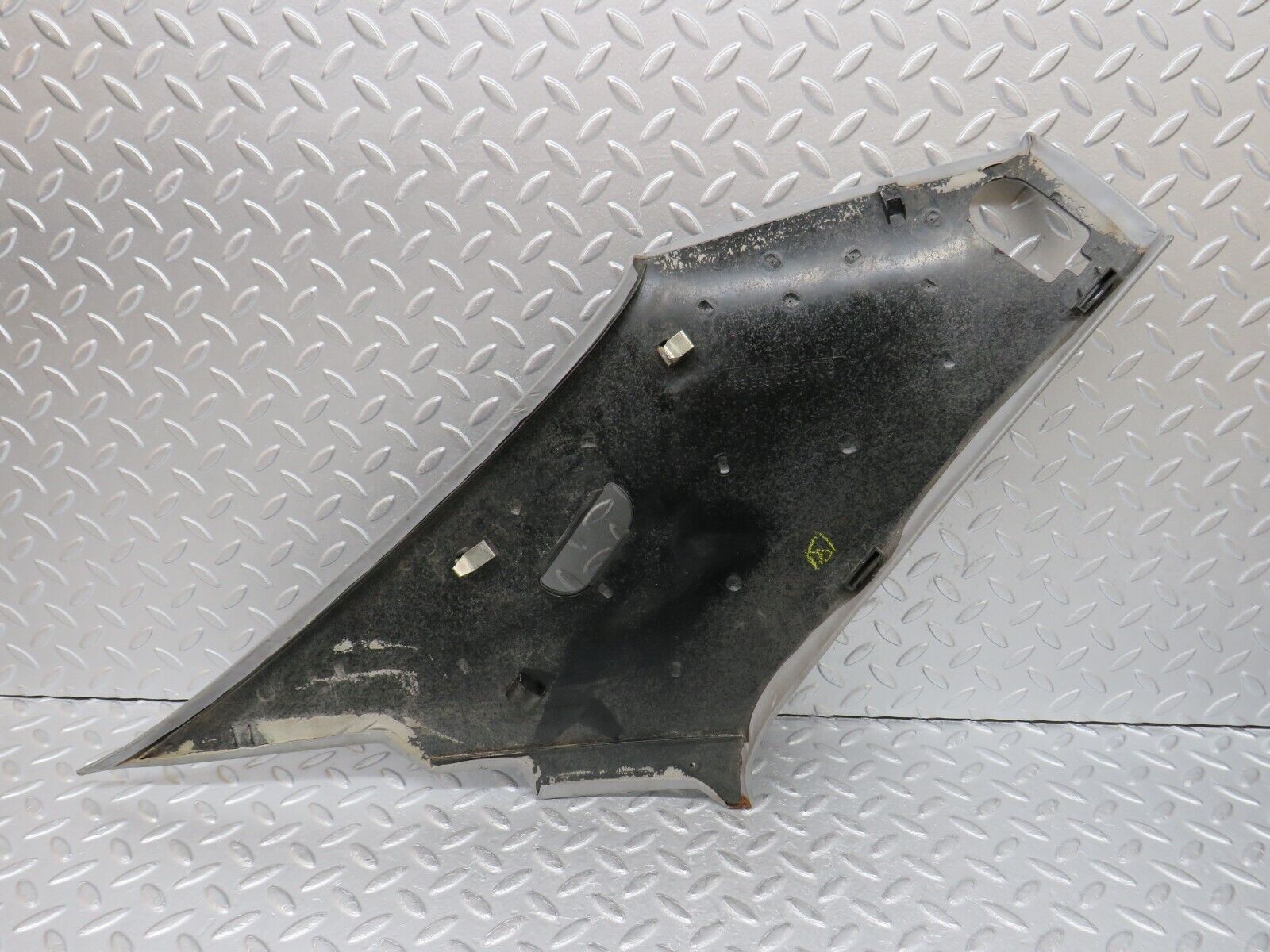 35960 Mercedes-Benz W126 420SE C Pillar Cover Panel Right Side Grey 1266950444