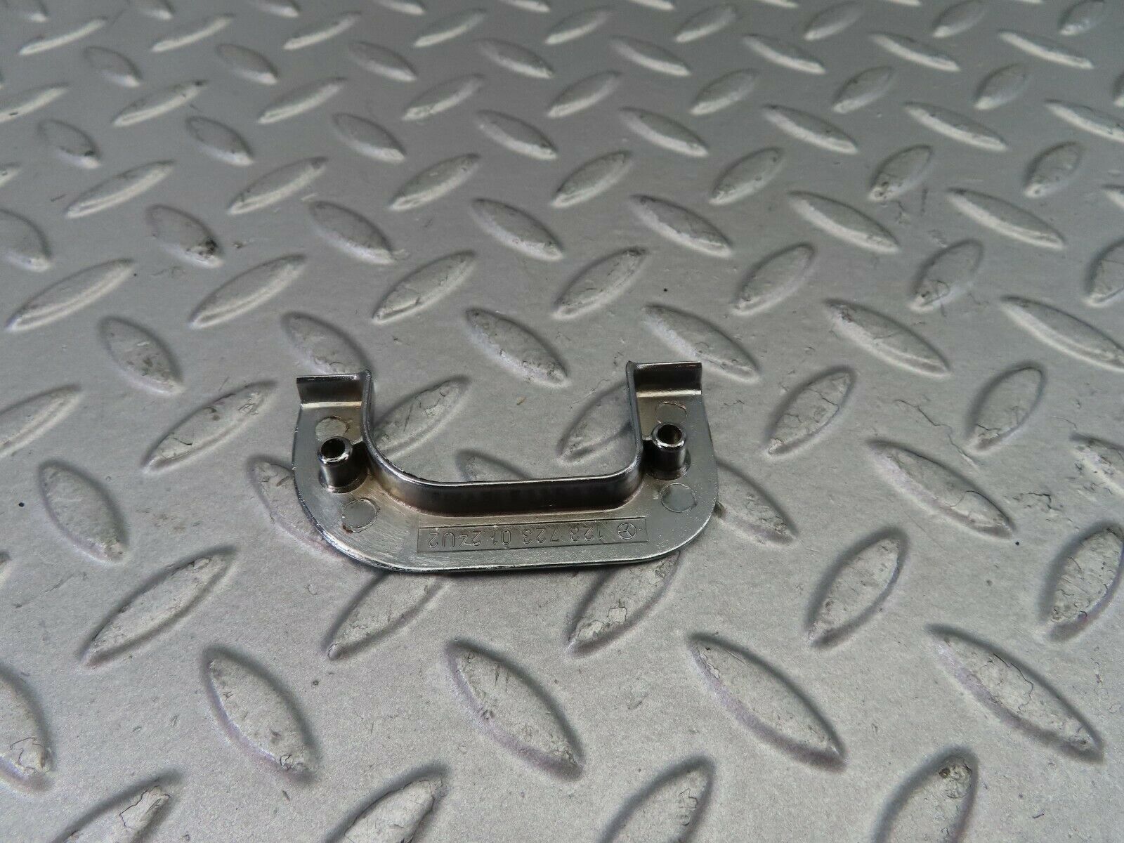 7617 Mercedes-Benz S123 230TE Wagon Left Chrome Door Latch Trim 1237230124