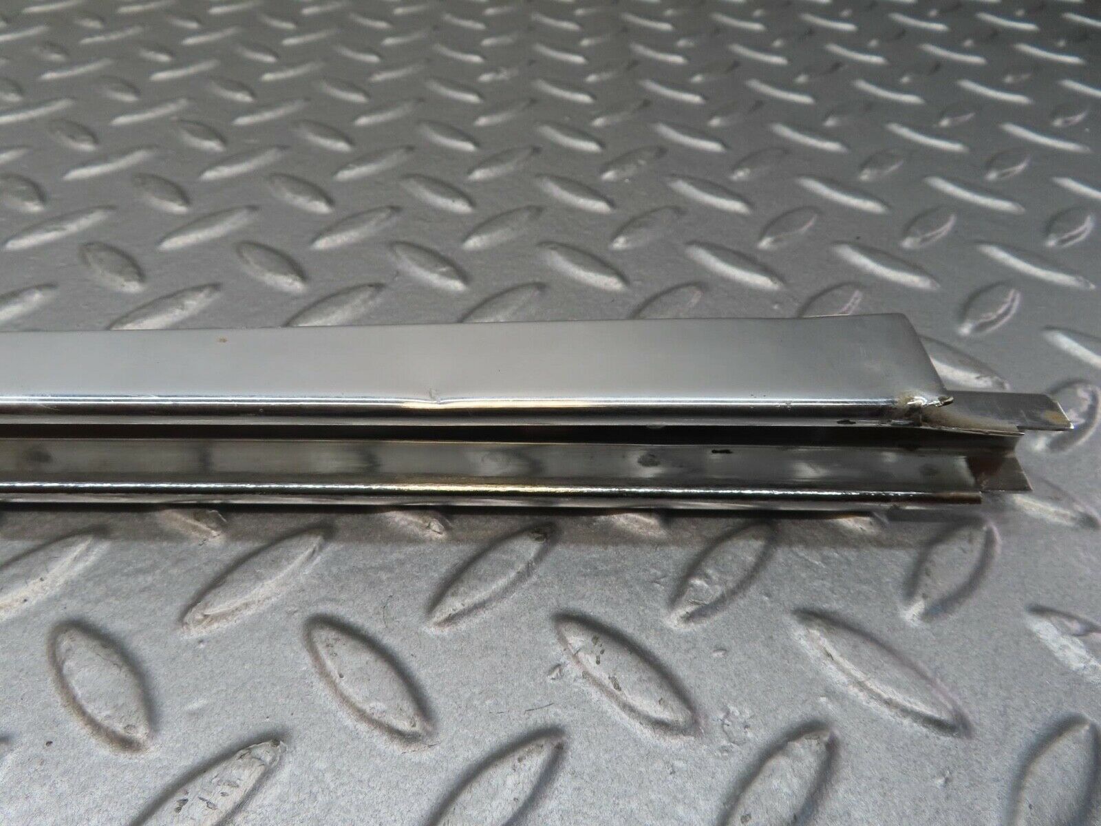 13190 Mercedes-Benz W111 220S Rear Right Door Front Chrome Window Channel