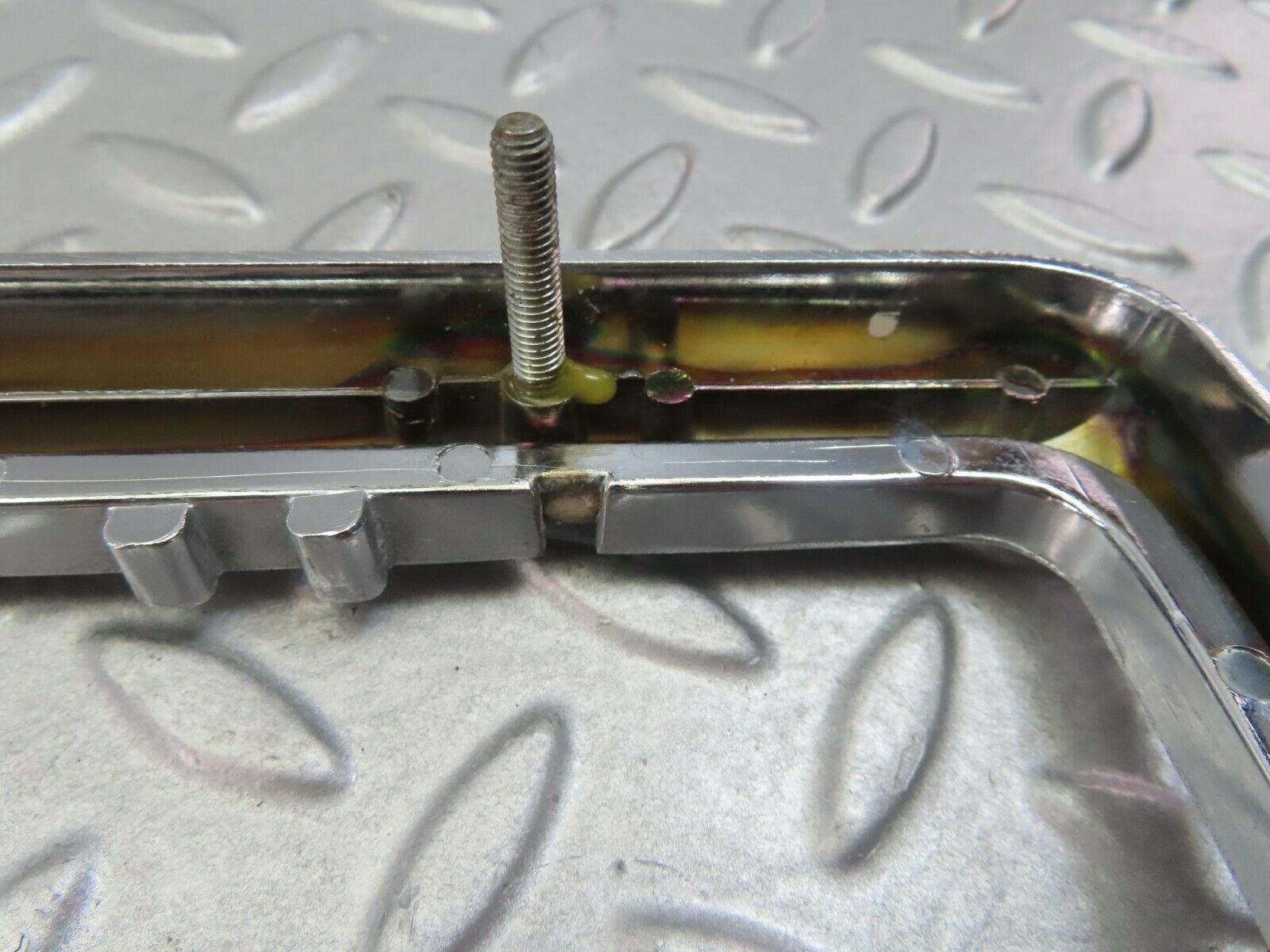 8353 Mercedes-Benz W115 Tail Light Chrome Frame Left 1158260159