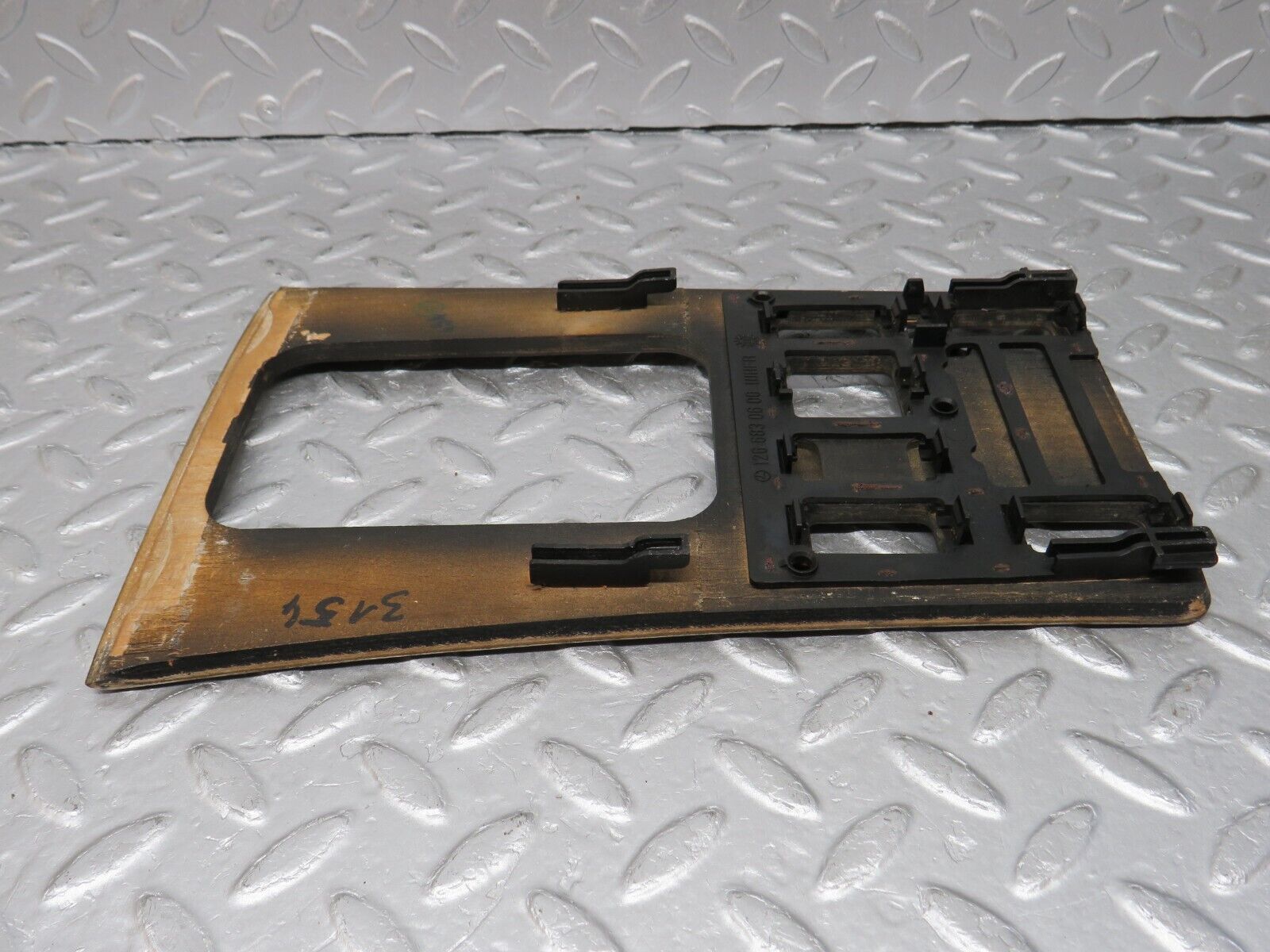 36002 Mercedes-Benz W126 420SE Centre Console Wood Panel 1266830600