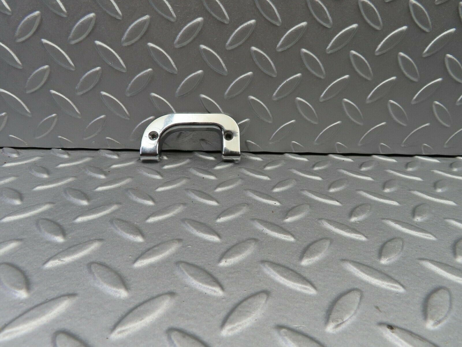 5840 Mercedes-Benz W123 200 Left Interior Chrome Door Latch Trim 1237230124