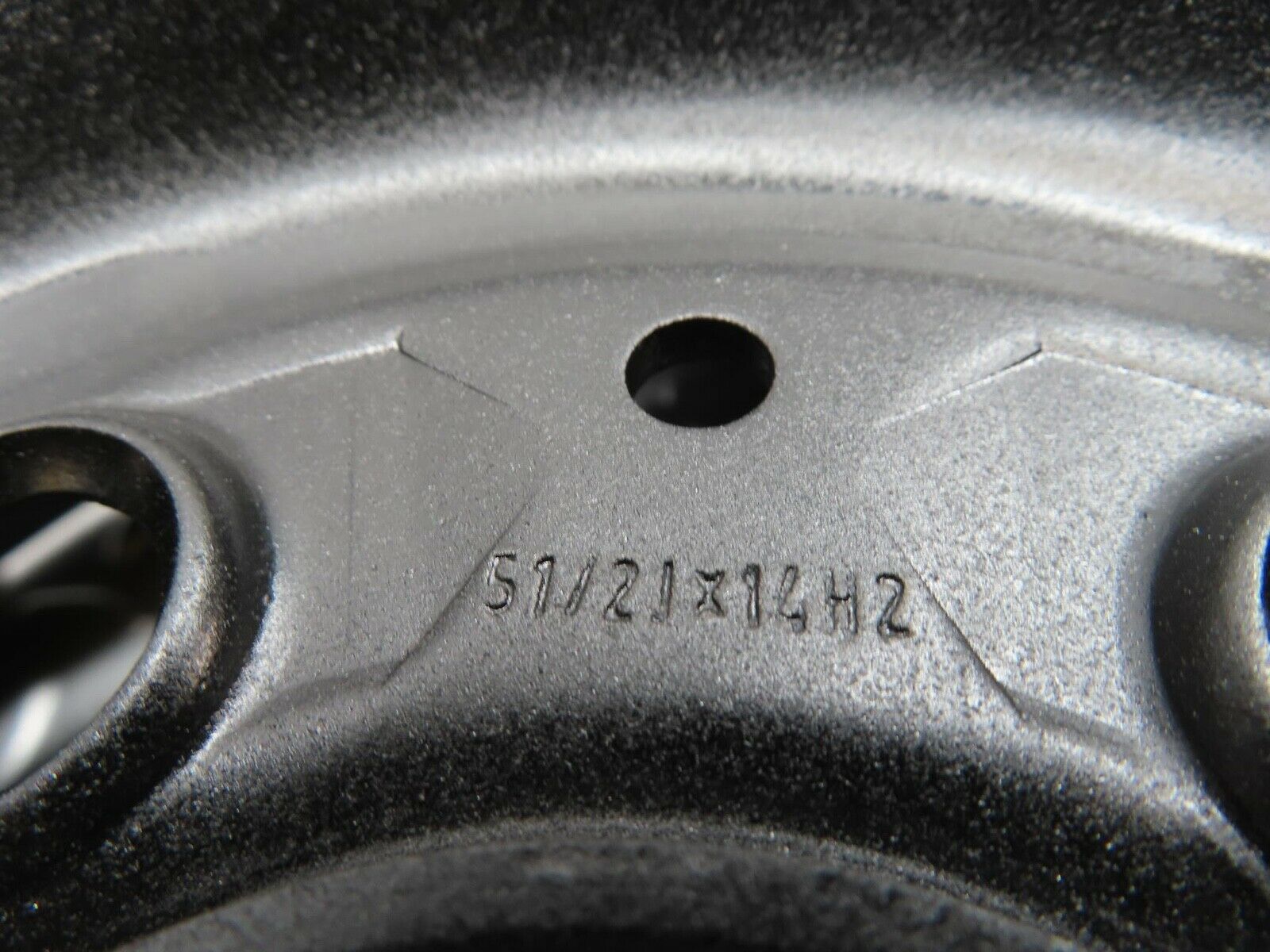 13764 Mercedes-Benz Steel Wheel 5.5Jx14H2 ET30 5x112 1234000302