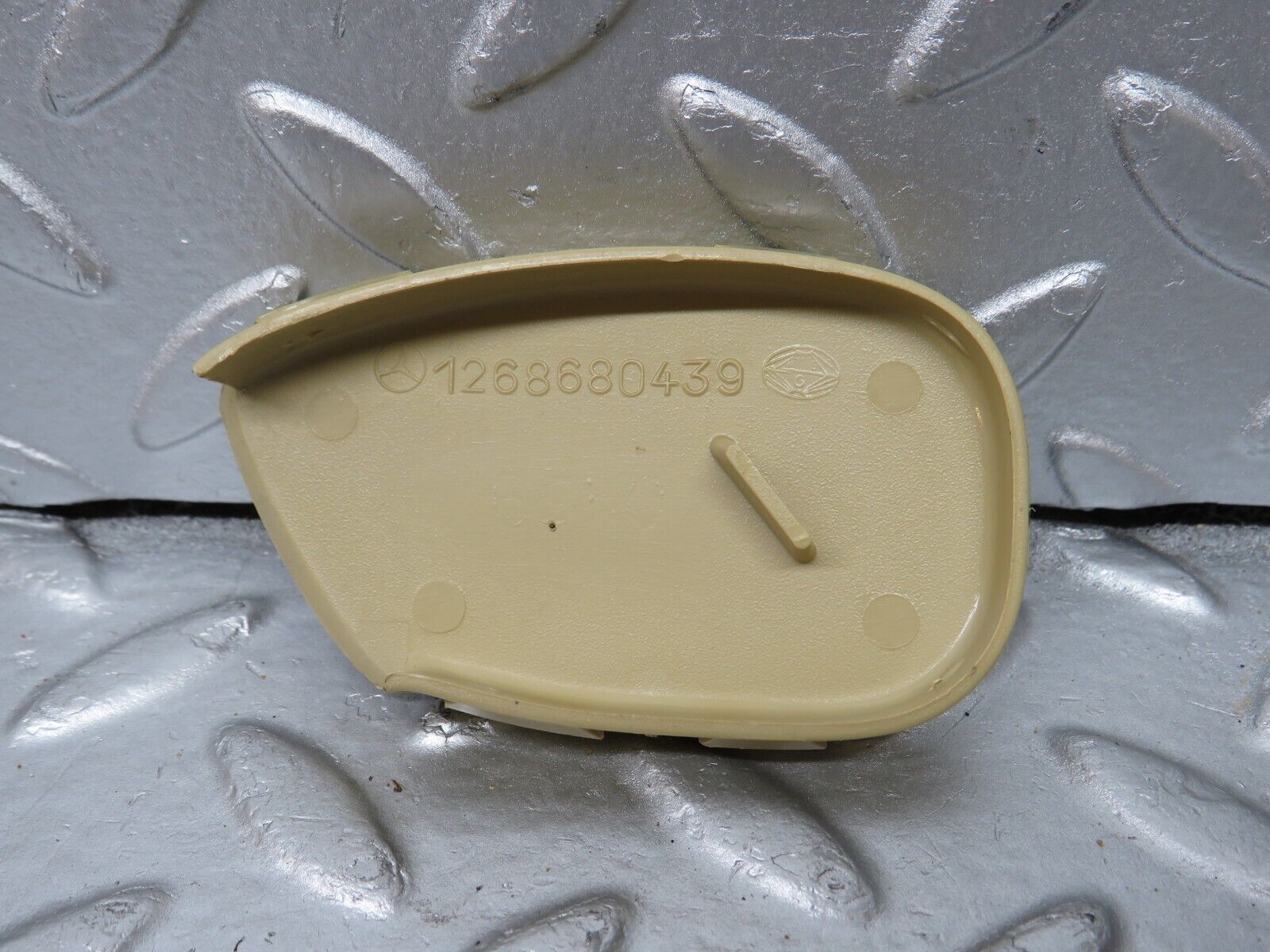 34392 Mercedes-Benz C126 380SEC Coupe Front Seat Rail Trim Cover 1268680439