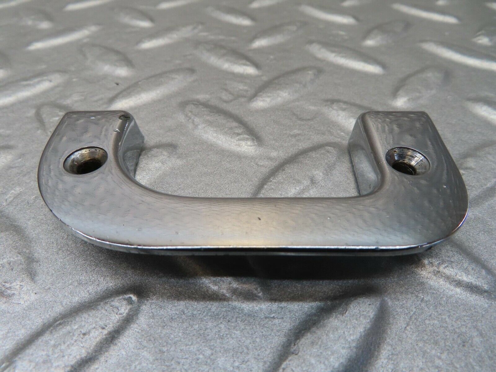 16037 Mercedes-Benz W123 280E Right Interior Chrome Door Latch Trim 1237230224