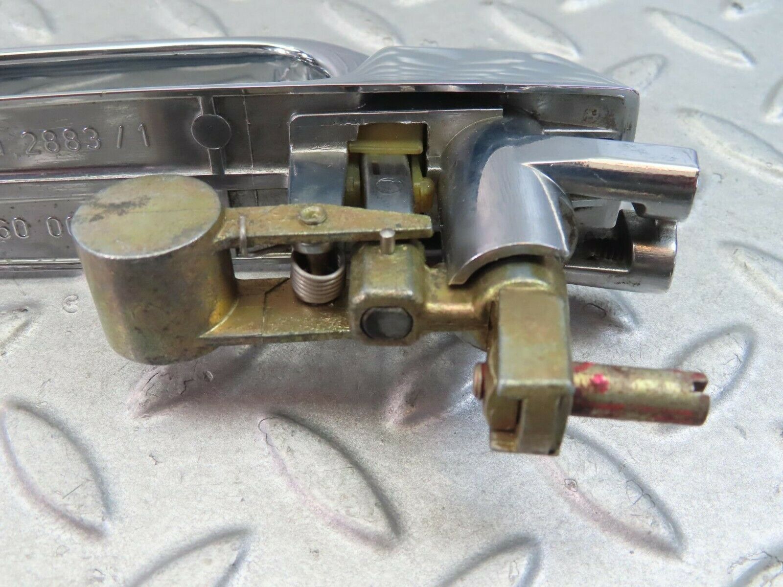 8748 Mercedes-Benz W116 Chrome Door Handle Rear Right 1167600059