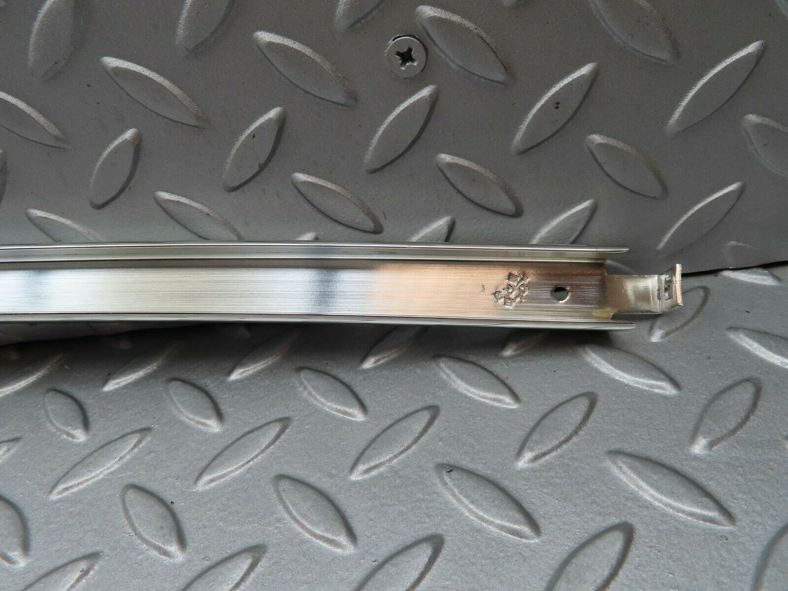 4297 Mercedes-Benz W123 230E Rear Right Chrome Window Channel