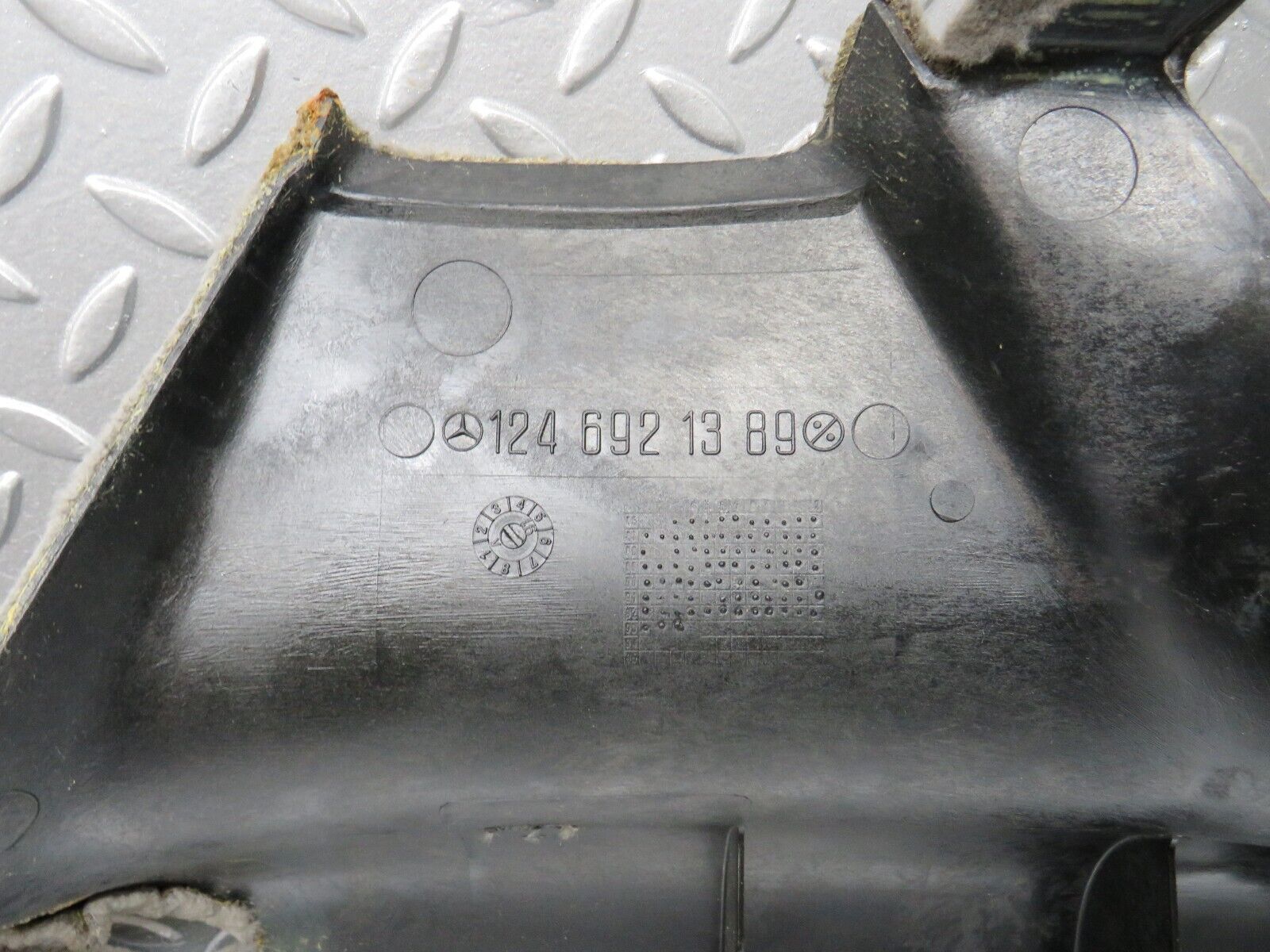 31192 Mercedes-Benz S124 220TE Wagon Trunk Panel Cover Left Grey 1246921389