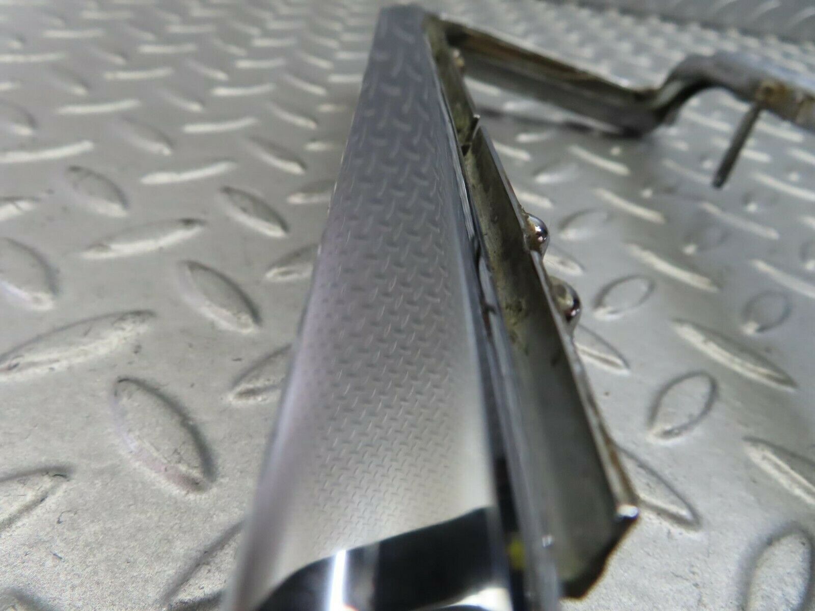 8482 Mercedes-Benz W115 Tail Light Chrome Frame Right Side