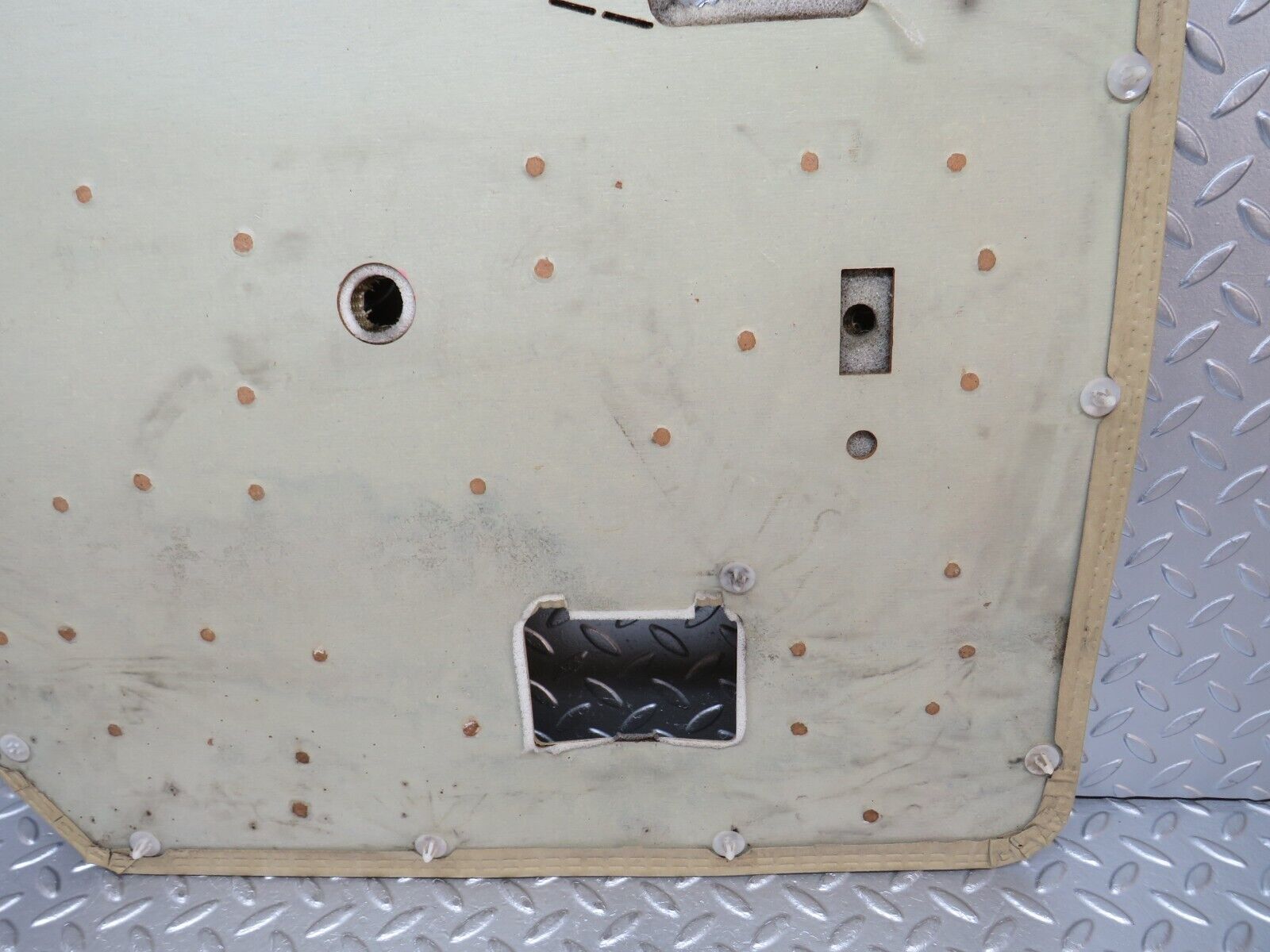 0612 Mercedes-Benz W123 230E Rear Right Door Card Panel Beige