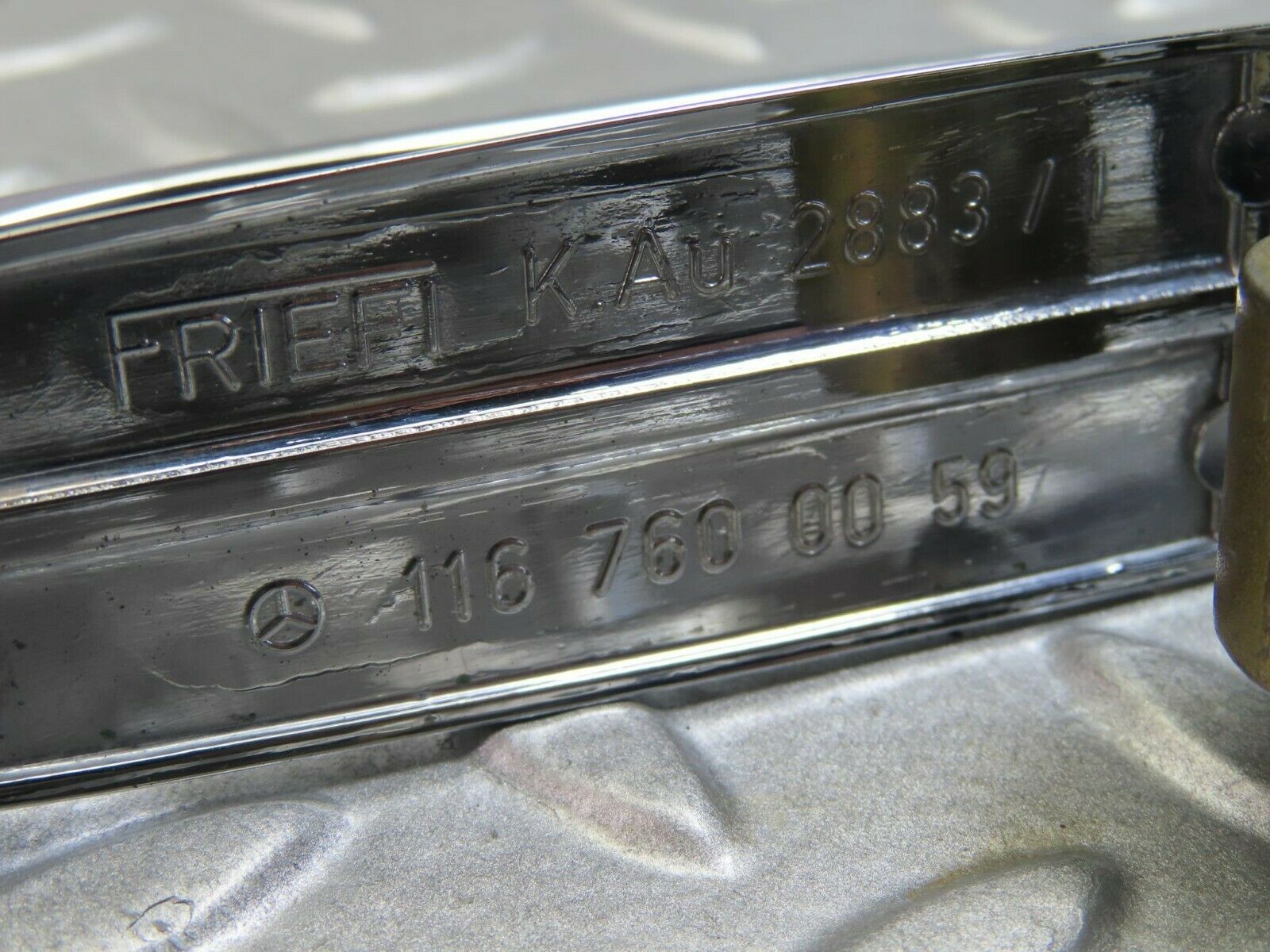 8753 Mercedes-Benz W116 Chrome Door Handle Rear Right 1167600059