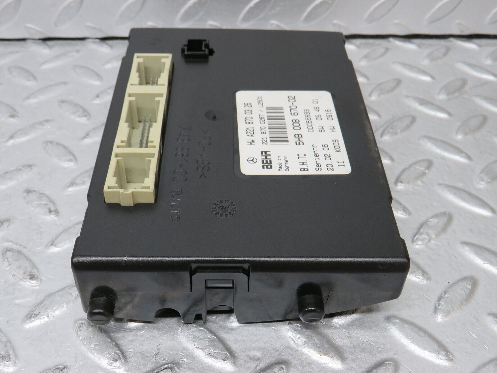 35153 Mercedes-Benz W221 Climate Control Unit 2218700326 2218700287
