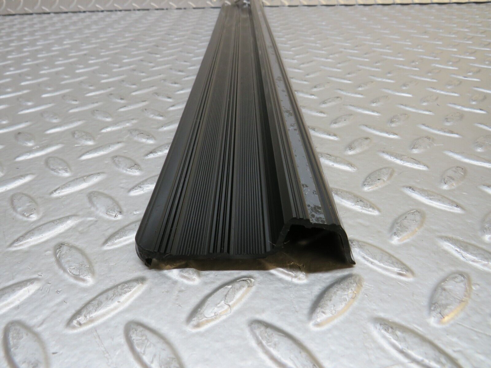 28250 Mercedes-Benz S123 240D Wagon Front Left Door Sill Trim Black