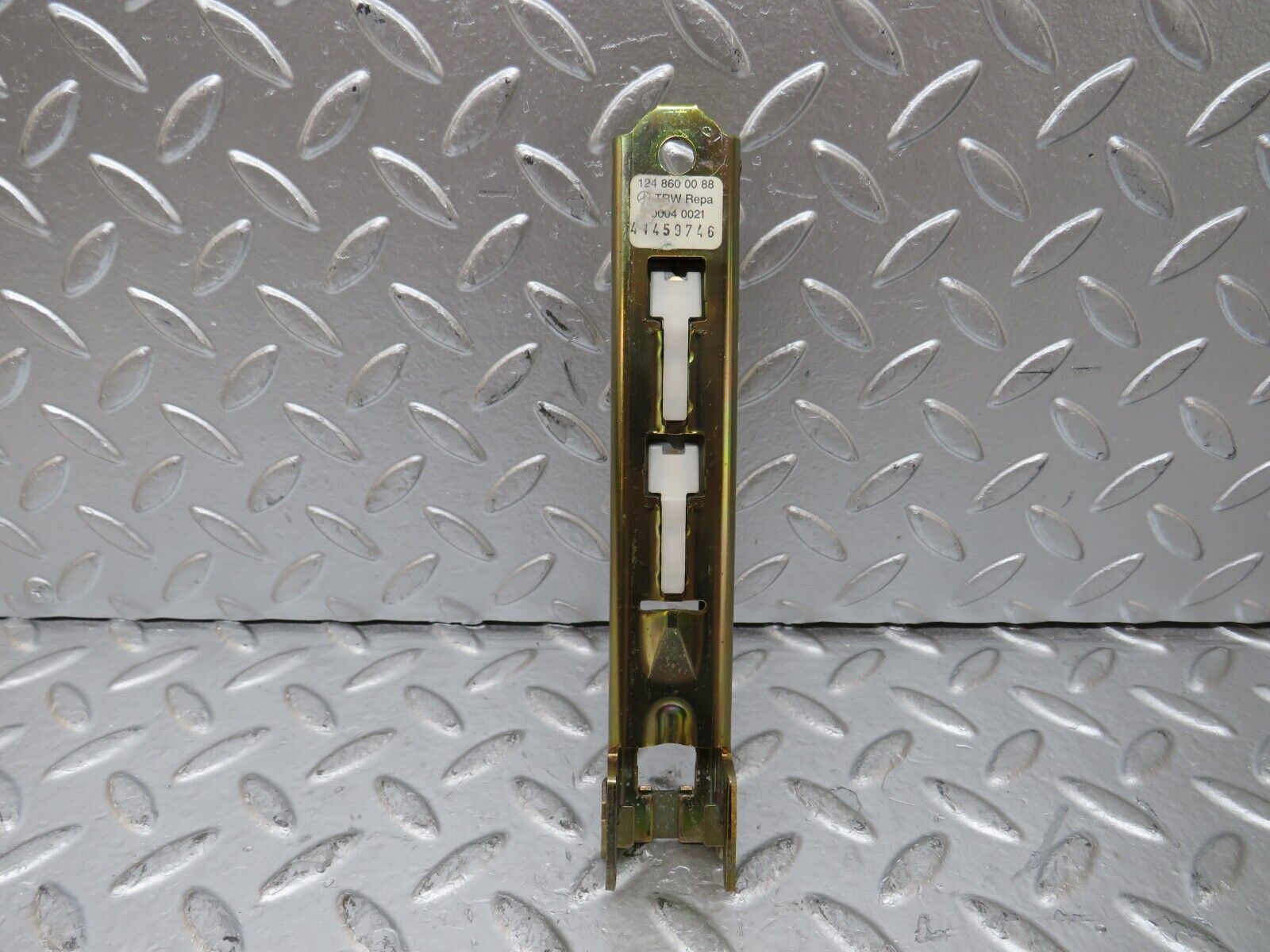 25978 Mercedes-Benz W124 280E Seat Belt Adjuster Rail 1248600088