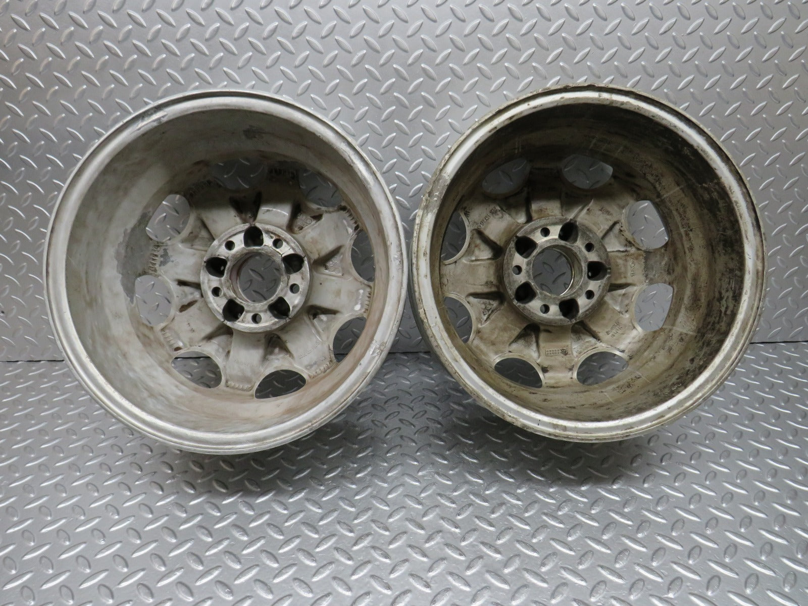 27468 Mercedes-Benz Alloy Wheel Set 6.5Jx15H2 ET44 1244011802 1244011202