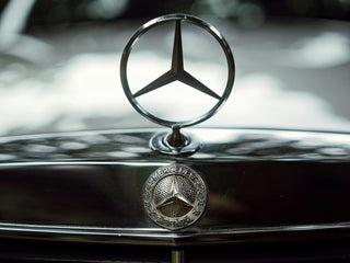Mercedes classic chrome grille bonnet star badge photo