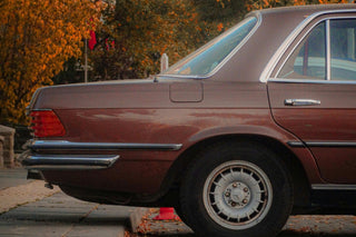 Mercedes W116 classic brown rear wing bundt wheel photo
